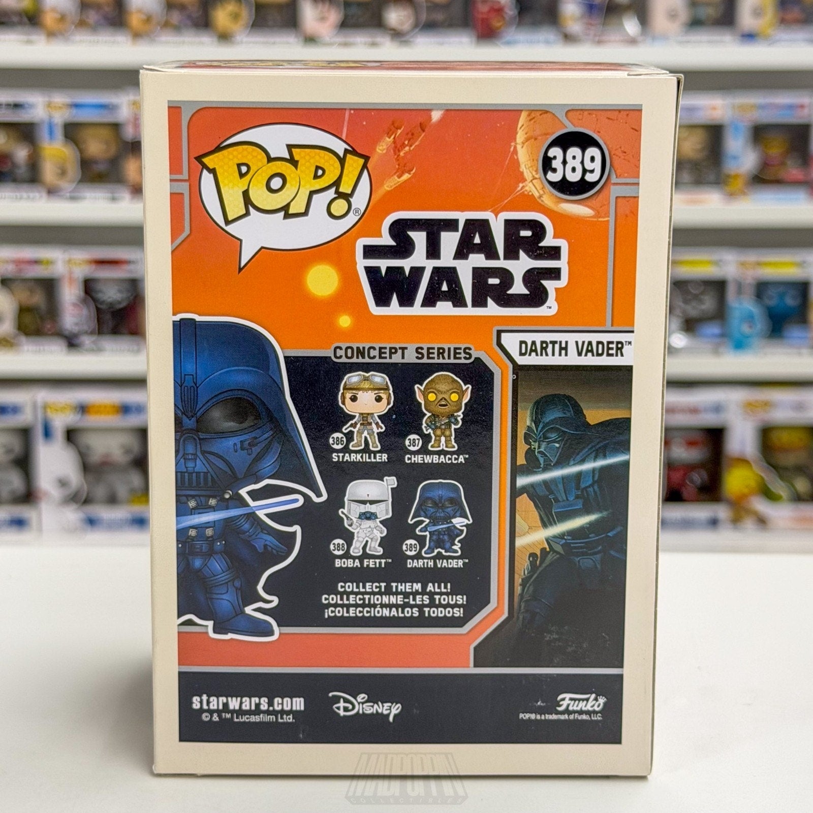 Funko Pop Star Wars Darth Vader Concept Series Galactic Con 389 Toy Vinyl Figure