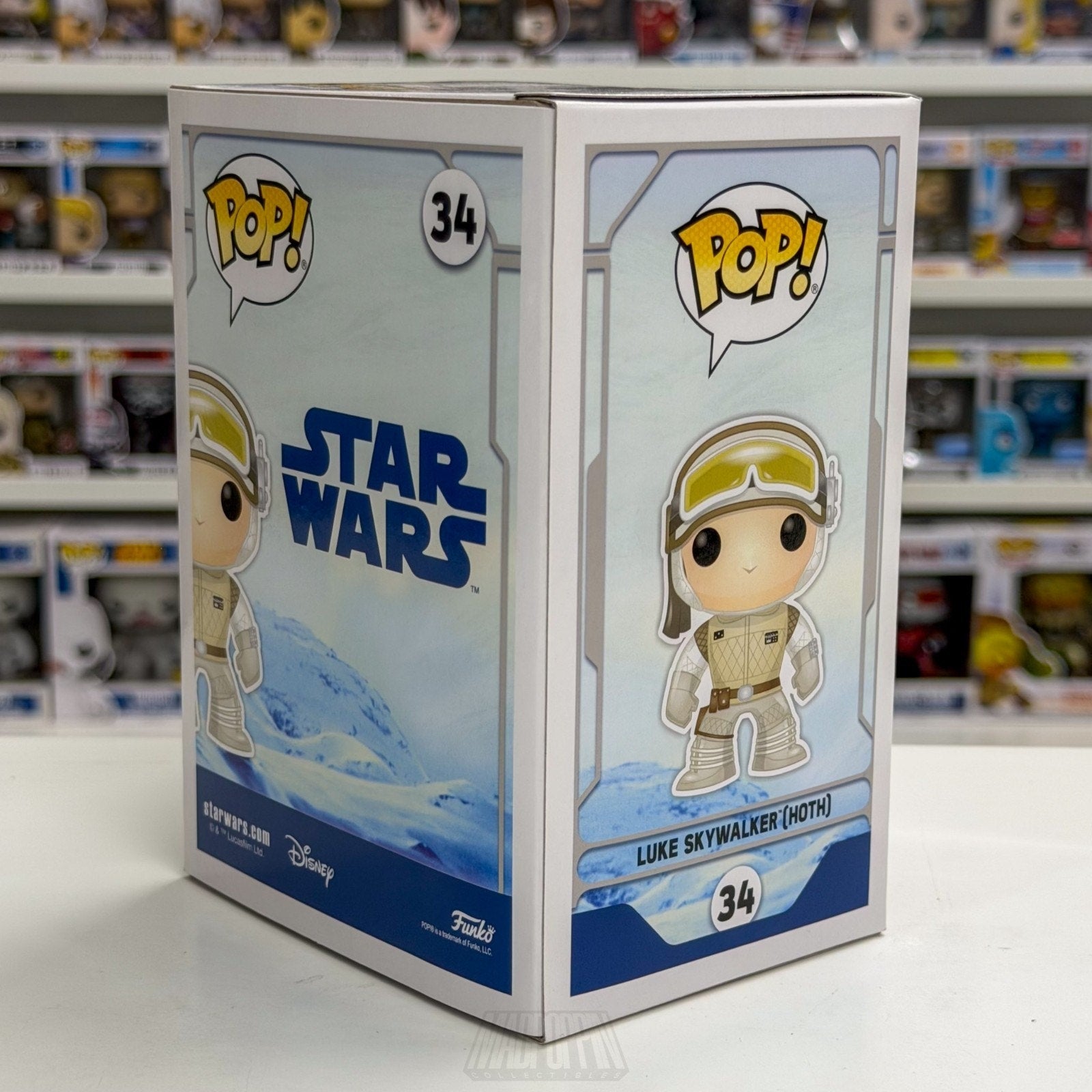Funko Pop Star Wars Empire Strikes Back Luke Skywalker Hoth Pin Amazon 34 Figure