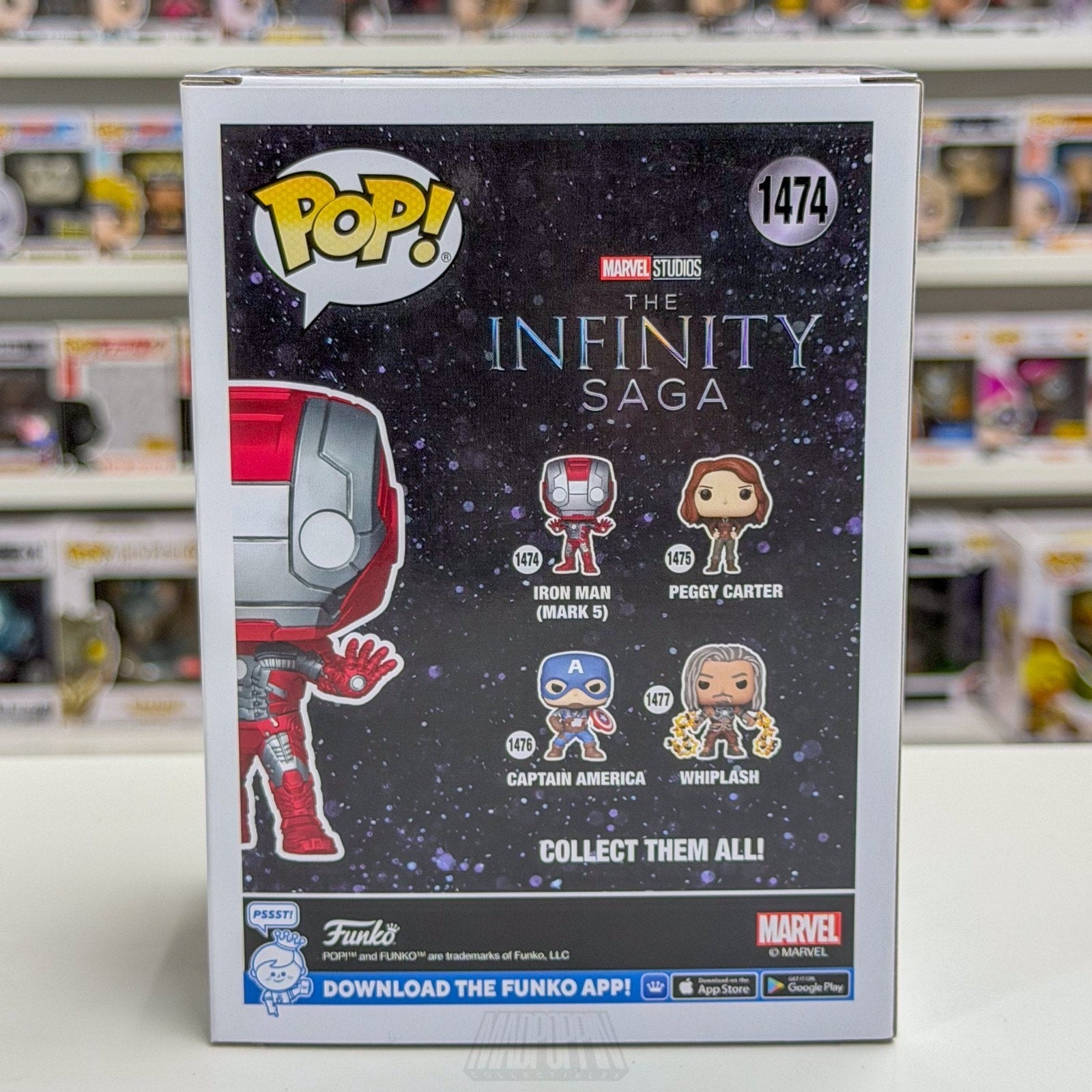 Funko Pop Marvel Studios The Infinity Saga Iron Man Mark 5 1474 Toy Vinyl Figure