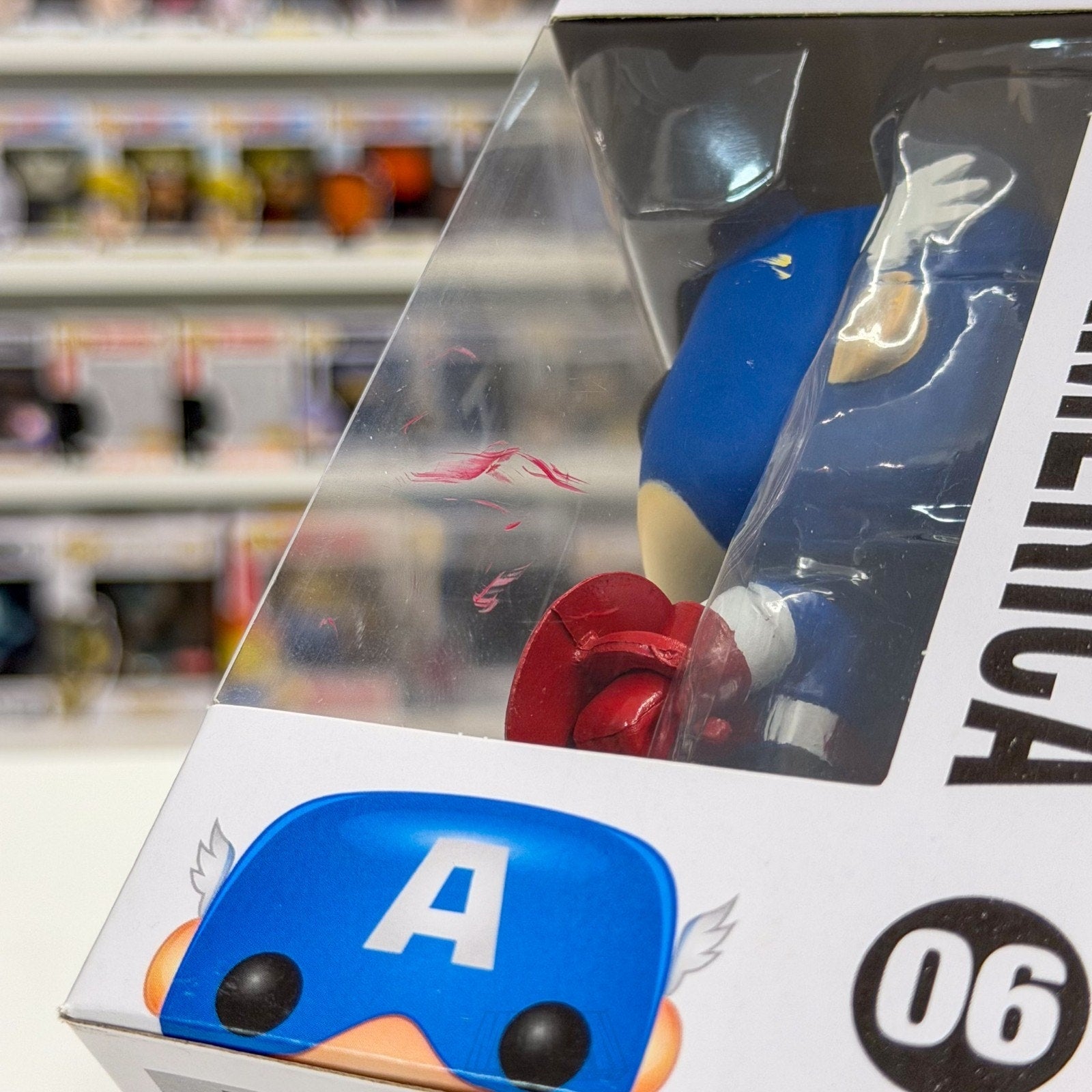 Funko Pop Marvel Captain America 06 Steve Rogers Super Soldier Toy Vinyl Figure