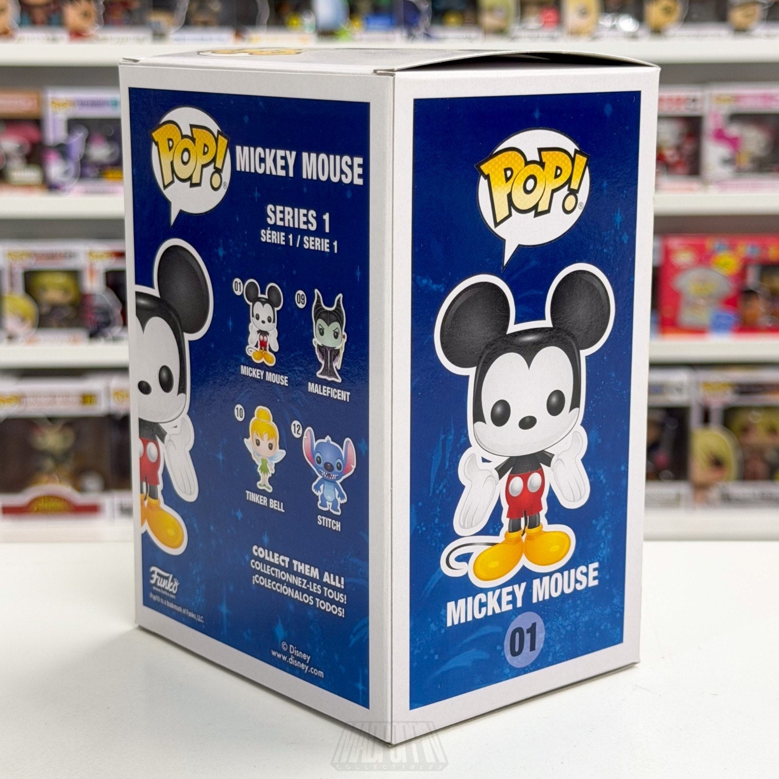 Funko Pop Disney Mickey Mouse Diamond Glitter Hot Topic 01 Walt Toy Vinyl Figure