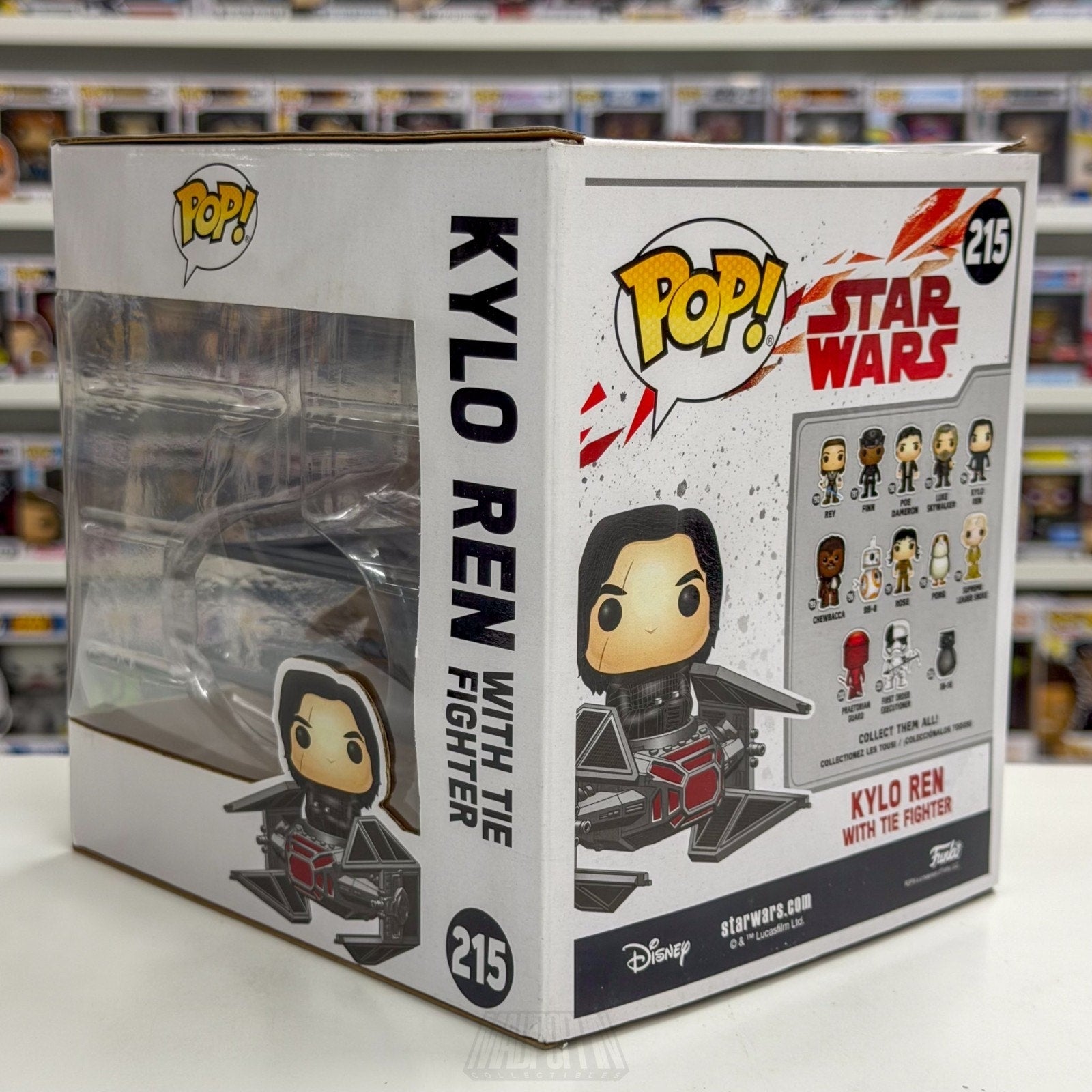Funko Pop Star Wars Force Awakens Kylo Ren w/TIE Fighter 215 Sith Vinyl Figure
