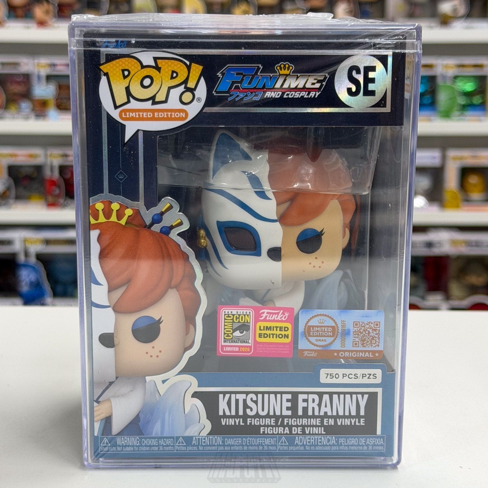 Funko Pop Funime & Cosplay Kitsune Franny SE SDCC 2026 LE 750 PCS CON STICKER