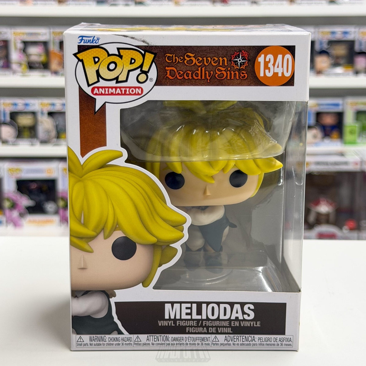 Funko Pop Anime Seven Deadly Sins Meliodas Full Counter Pose 1340 Vinyl Figure