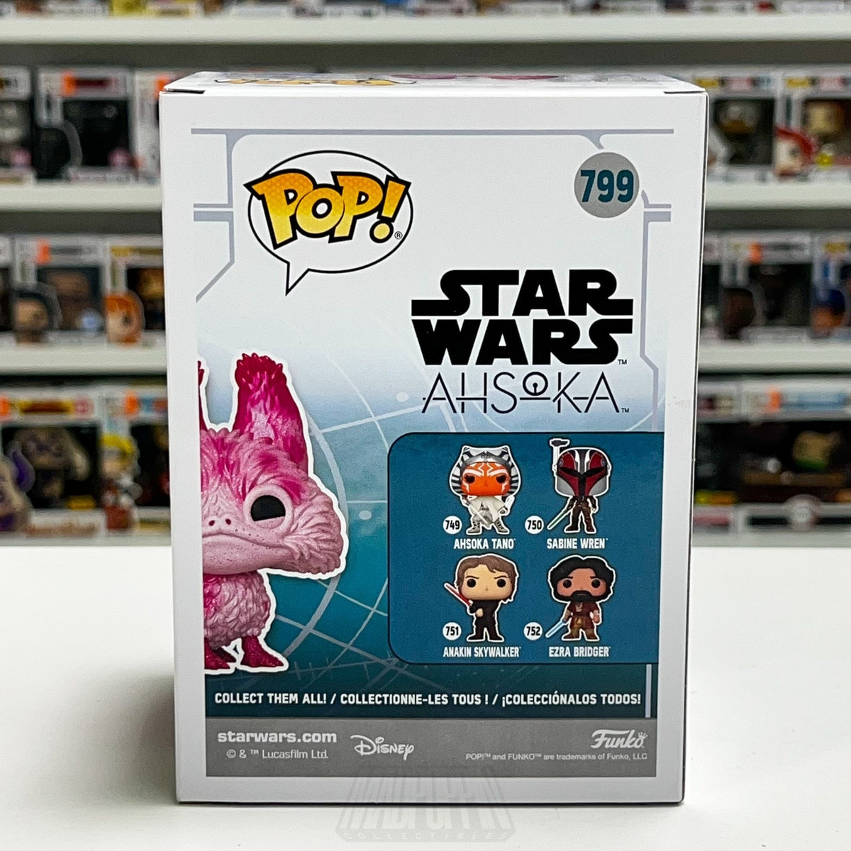 Funko Pop Star Wars Loth Cat 799 NYCC Diamond Con Official Sticker Feline Pink
