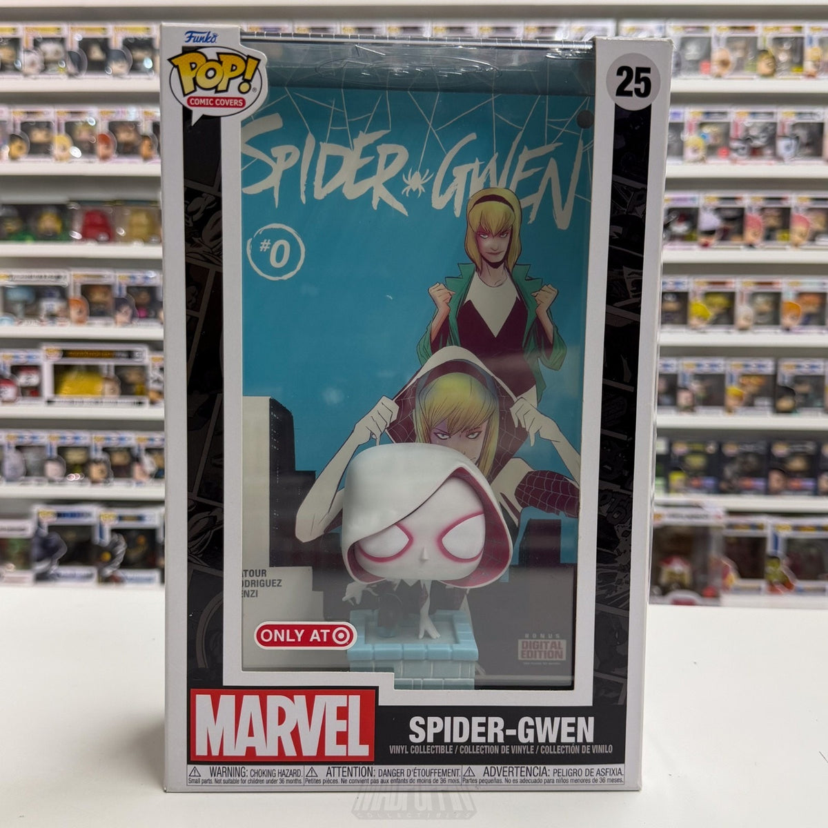 Funko Pop Marvel Comic Covers Spider-Gwen Target 25 Vinyl Figure