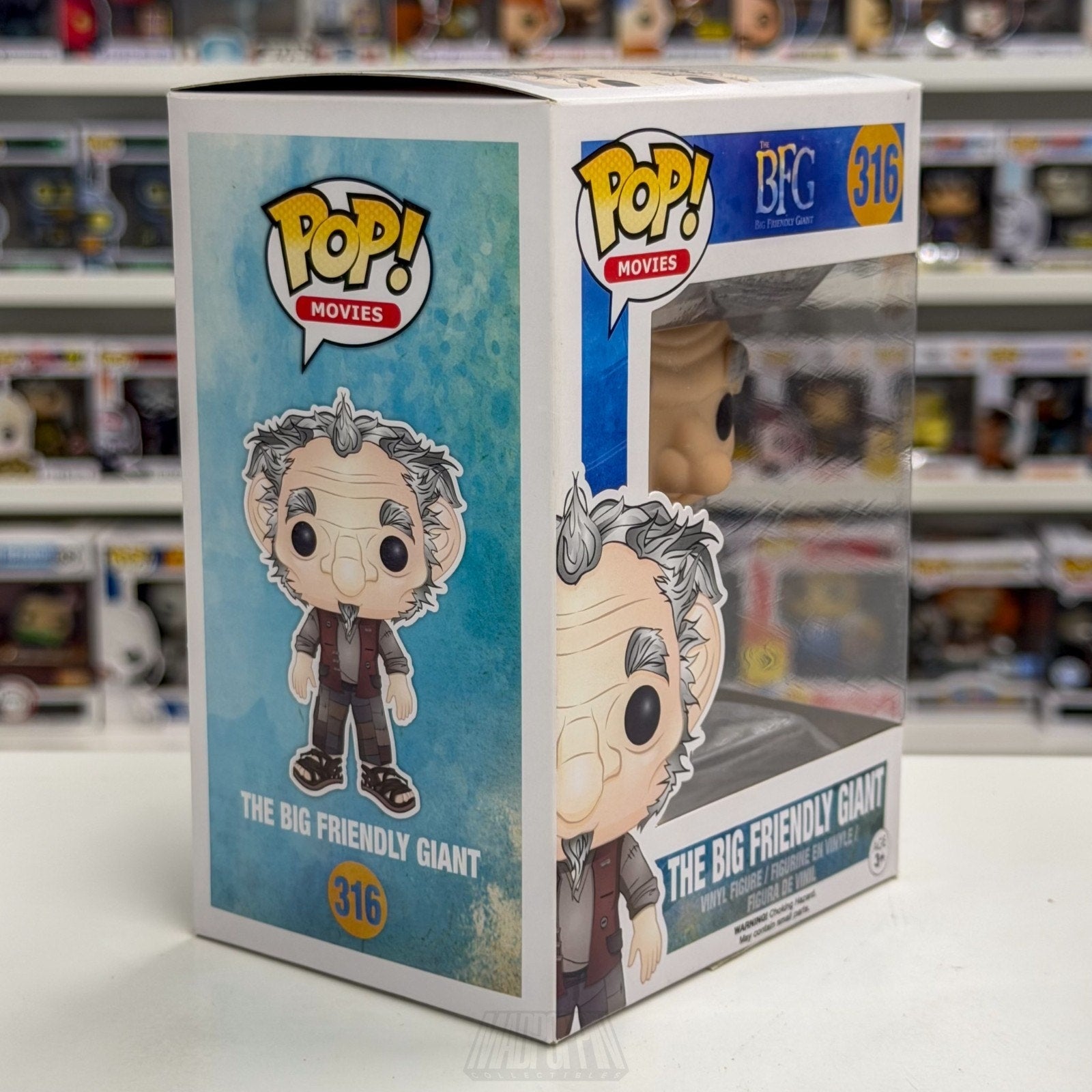 Funko Pop Movies The BFG Big Friendly Giant 316 Fantasy Vaulted Toy Vinyl Figure