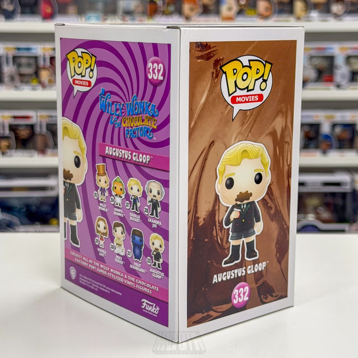 Funko Pop Movies Willy Wonka & The Chocolate Factory Augustus Gloop 332 Figure