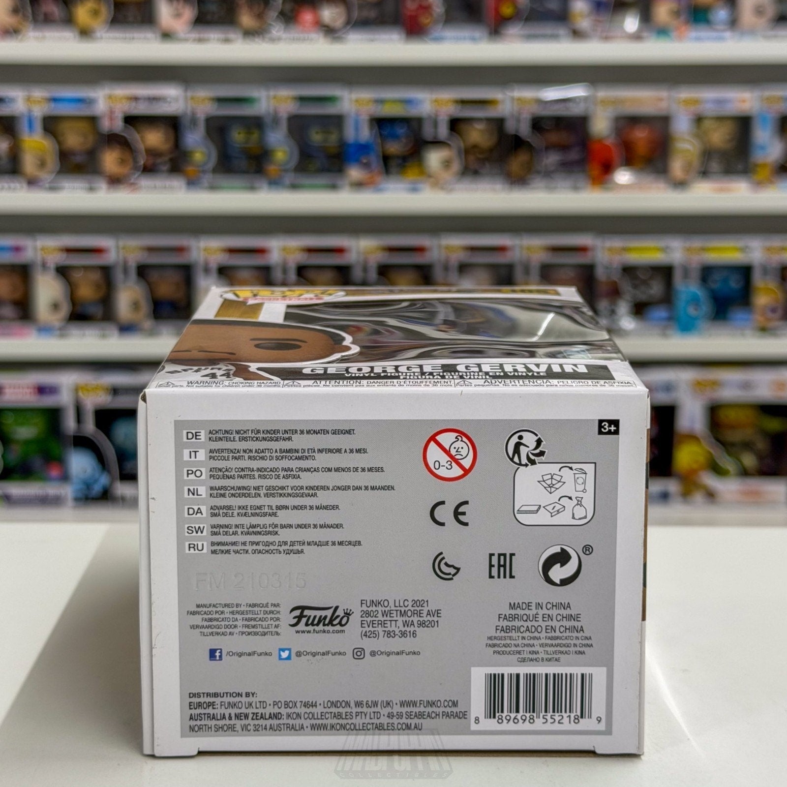Funko Pop NBA Basketball San Antonio Spurs George Gervin 105 Legend Vinyl Figure