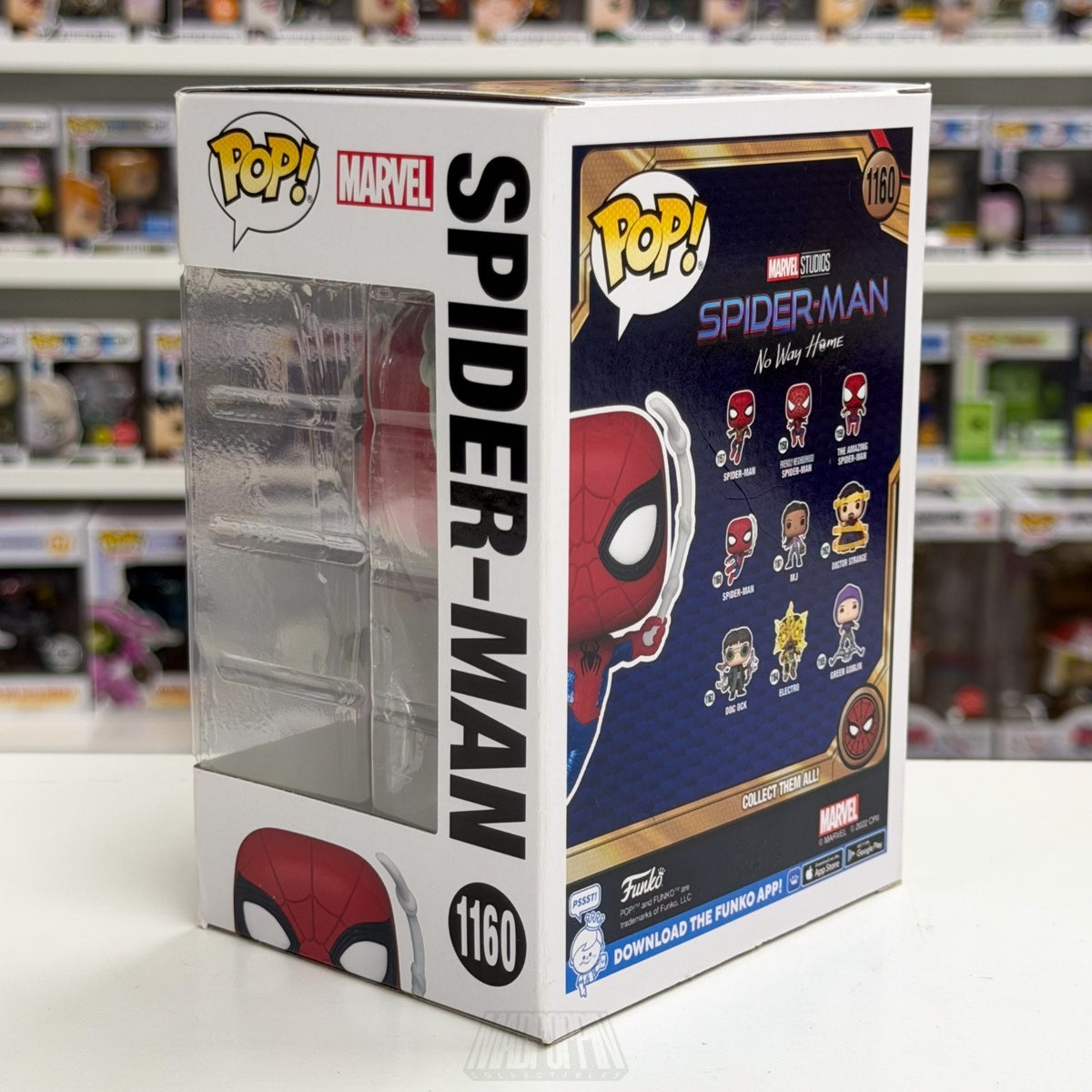 Funko Pop Marvel No Way Home Spider-Man Finale Suit Metallic 1160 Vinyl Figure