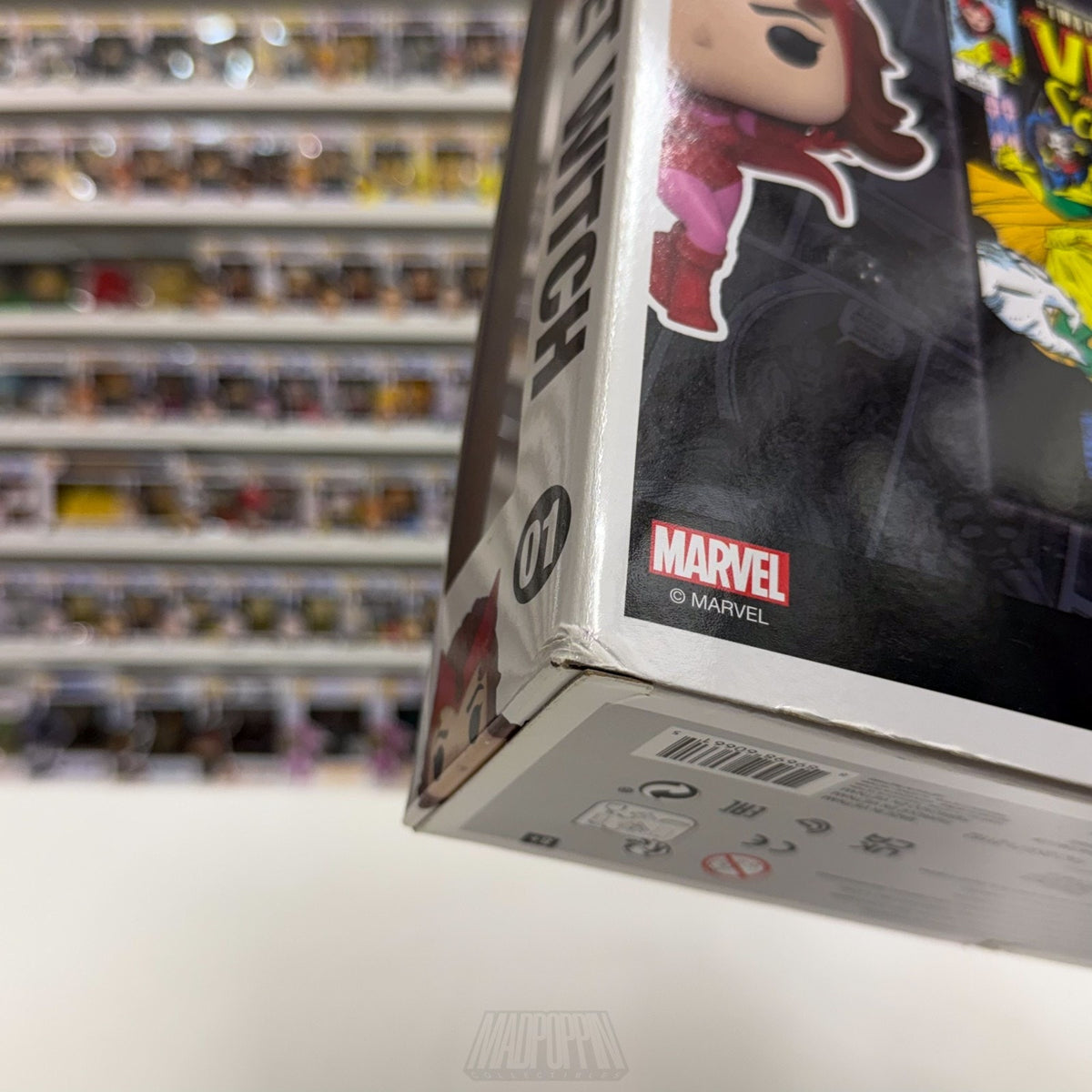Funko Pop Marvel Comic Covers Scarlet Witch Target 01 Wanda Vision Vinyl Figure