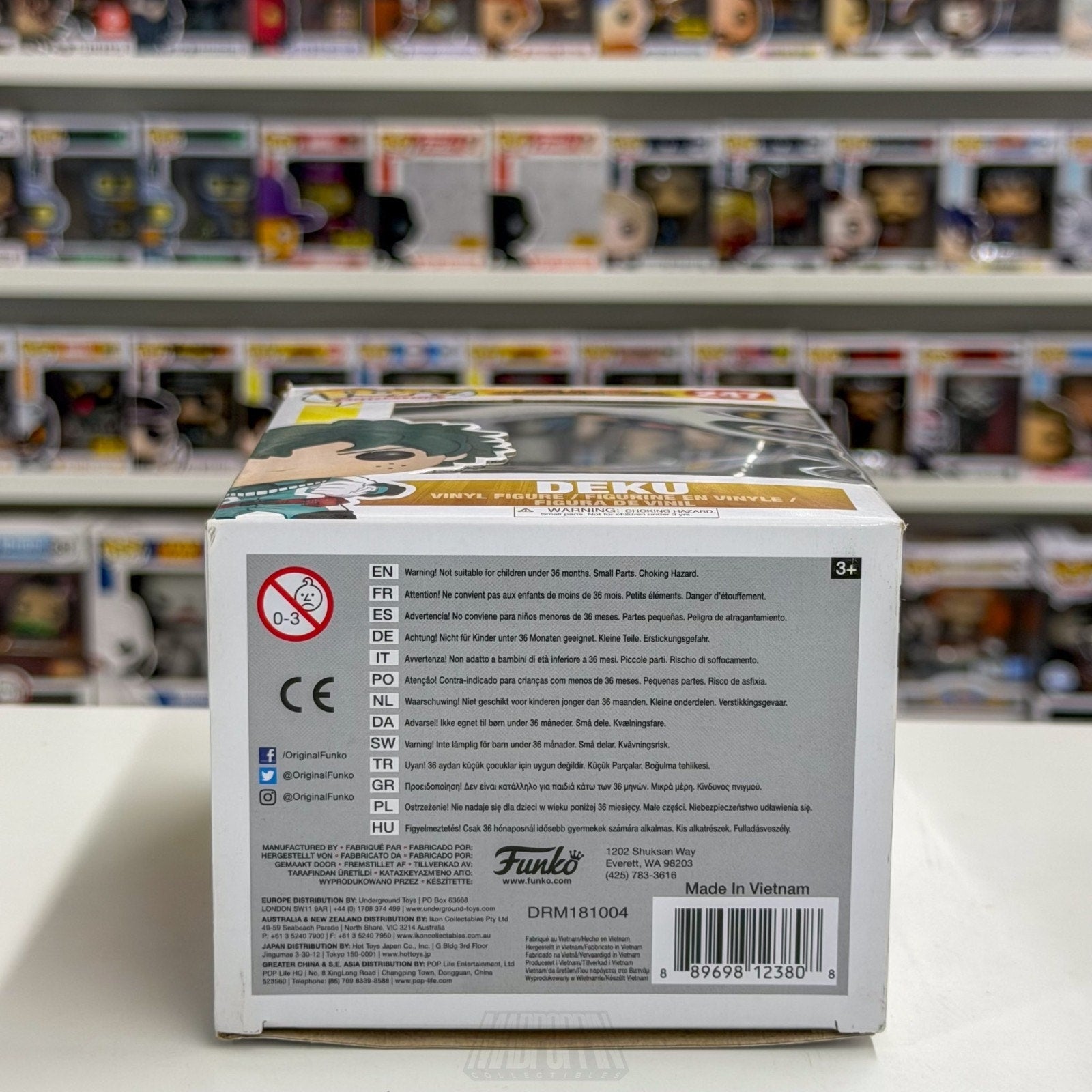 Funko Pop Anime My Hero Academia Deku Izuku Midoriya 247 Japan Manga Toy Figure