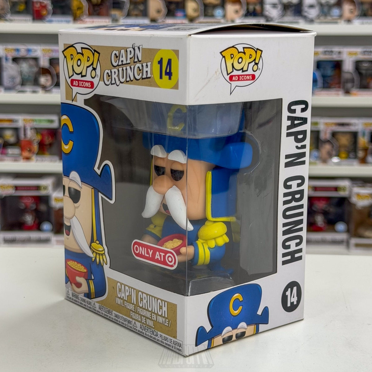 Funko Pop Ad Icons Cap'n Crunch Target Exclusive 14 Cereal Mascot Vinyl Figure