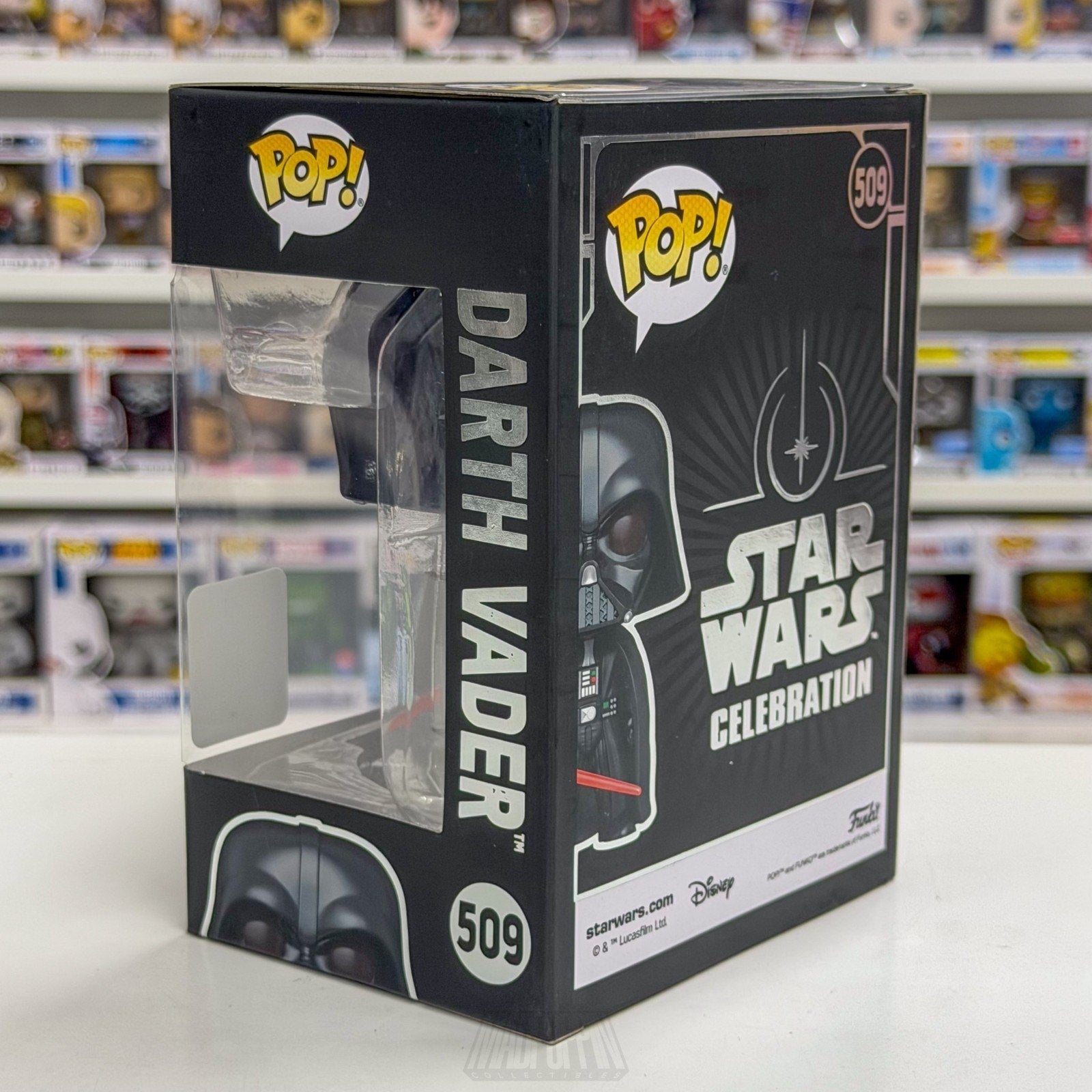 Funko Pop Star Wars Darth Vader Celebration Galactic Con 509 Sith Vinyl Figure