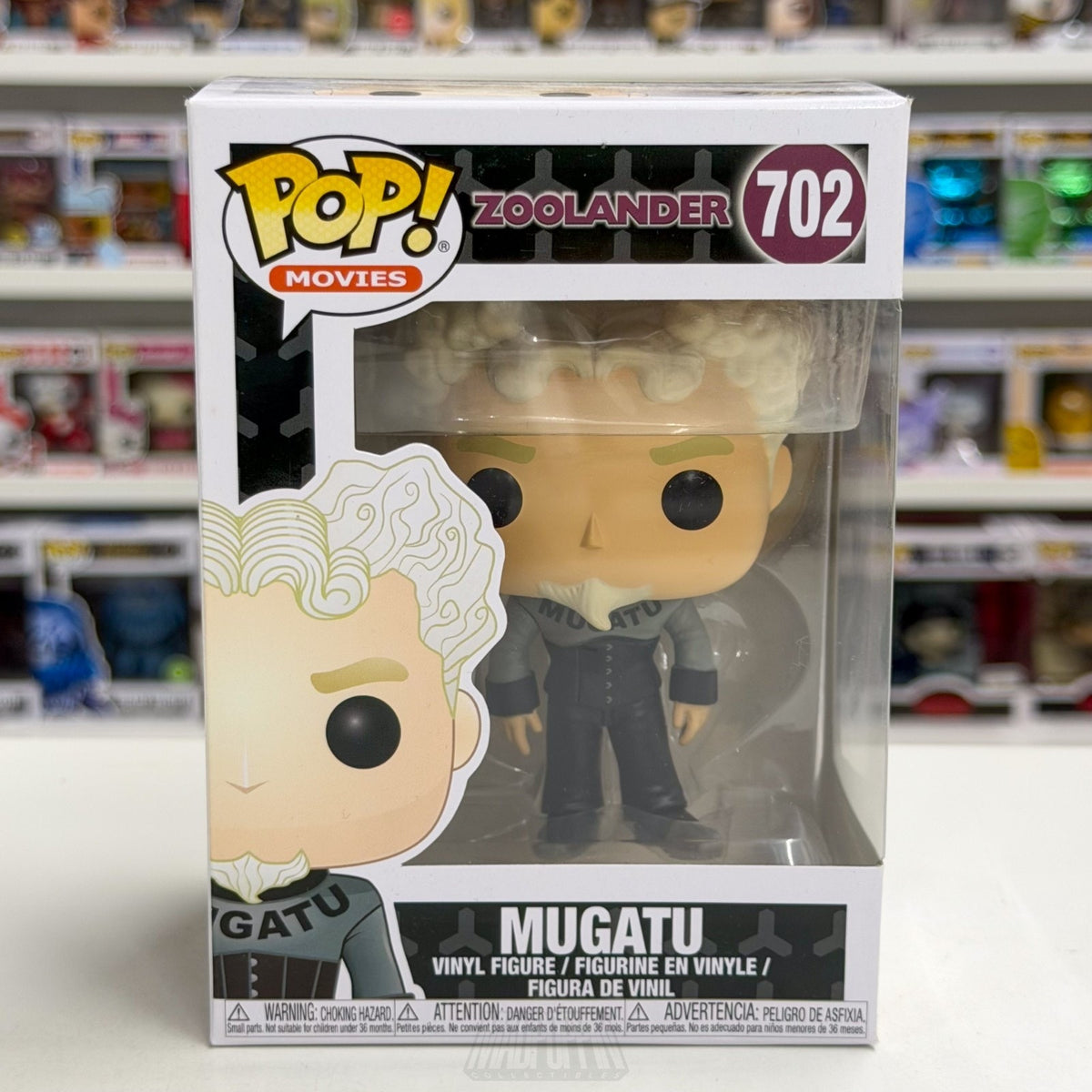 Funko Pop Movies Zoolander Mugatu 702 Evil Fashion Mogul Comedy Toy Vinyl Figure