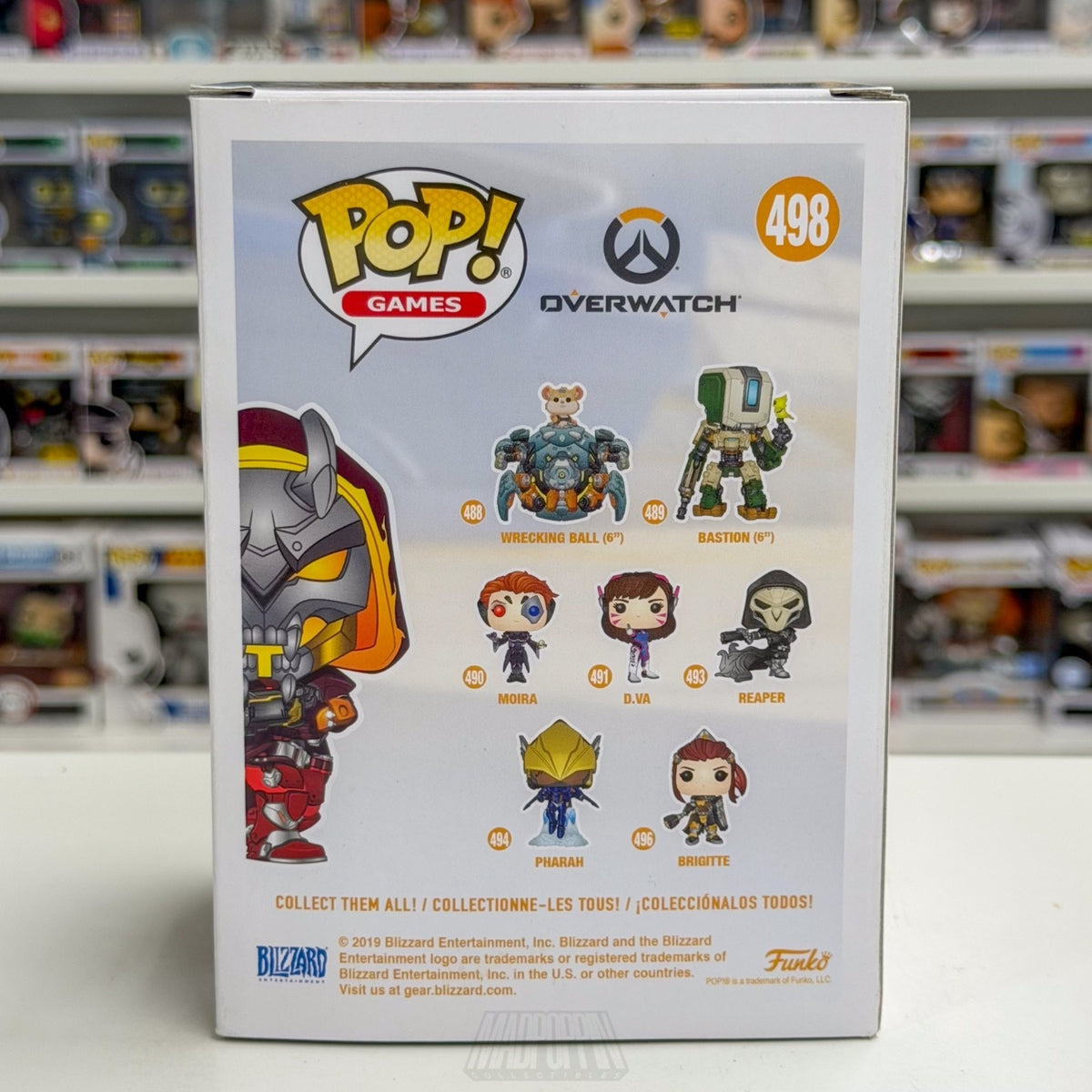 Funko Pop Video Game Overwatch Reaper Hellfire Walmart 498 Blizzard Vinyl Figure