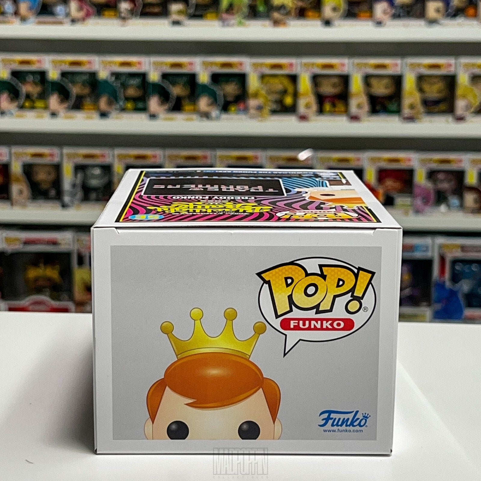 Funko Pop Fundays Blacklight Battle Freddy Optimus Prime SE Transformers Figure