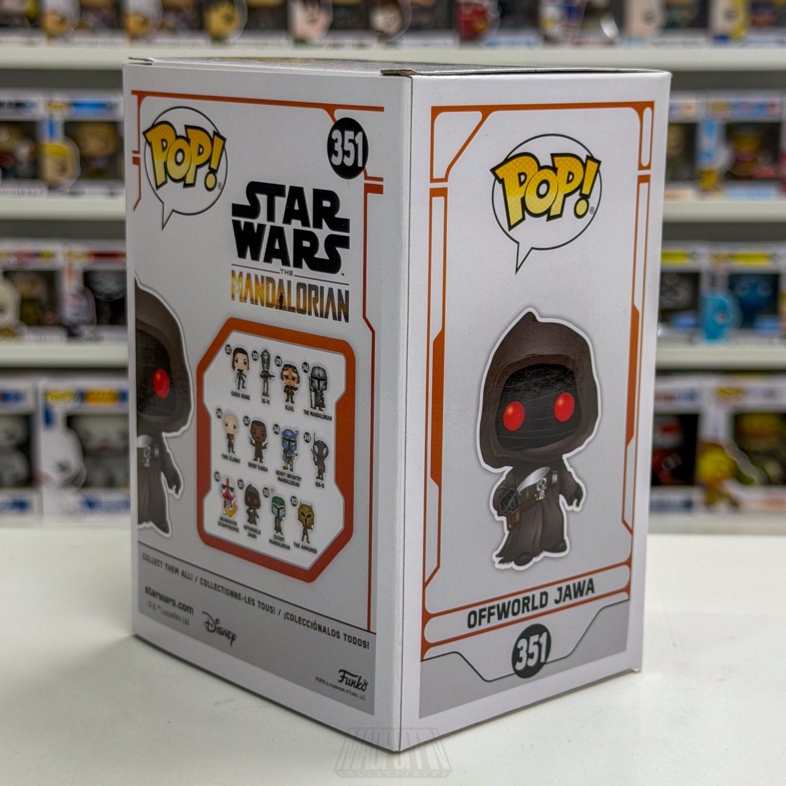 Funko Pop Star Wars Mandalorian Offworld Jawa 351 Tatooine Scavenger Toy Figure