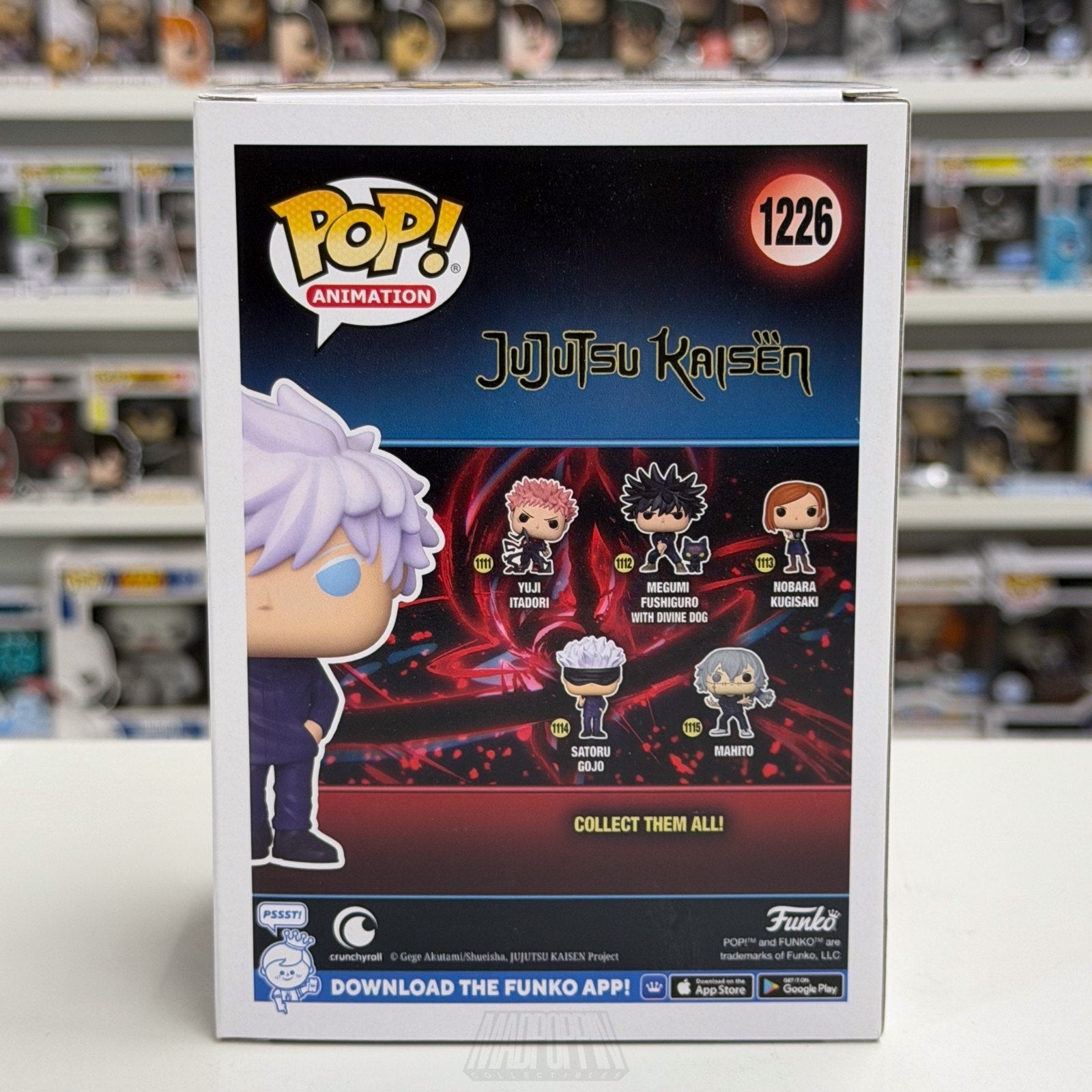 Funko Pop Anime Jujutsu Kaisen Satoru Gojo WonderCon 1226 Manga Toy Vinyl Figure