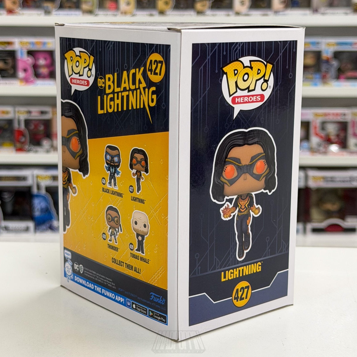 Funko Pop DC Super Heroes Black Lightning 427 CW Television Show Vinyl Figure