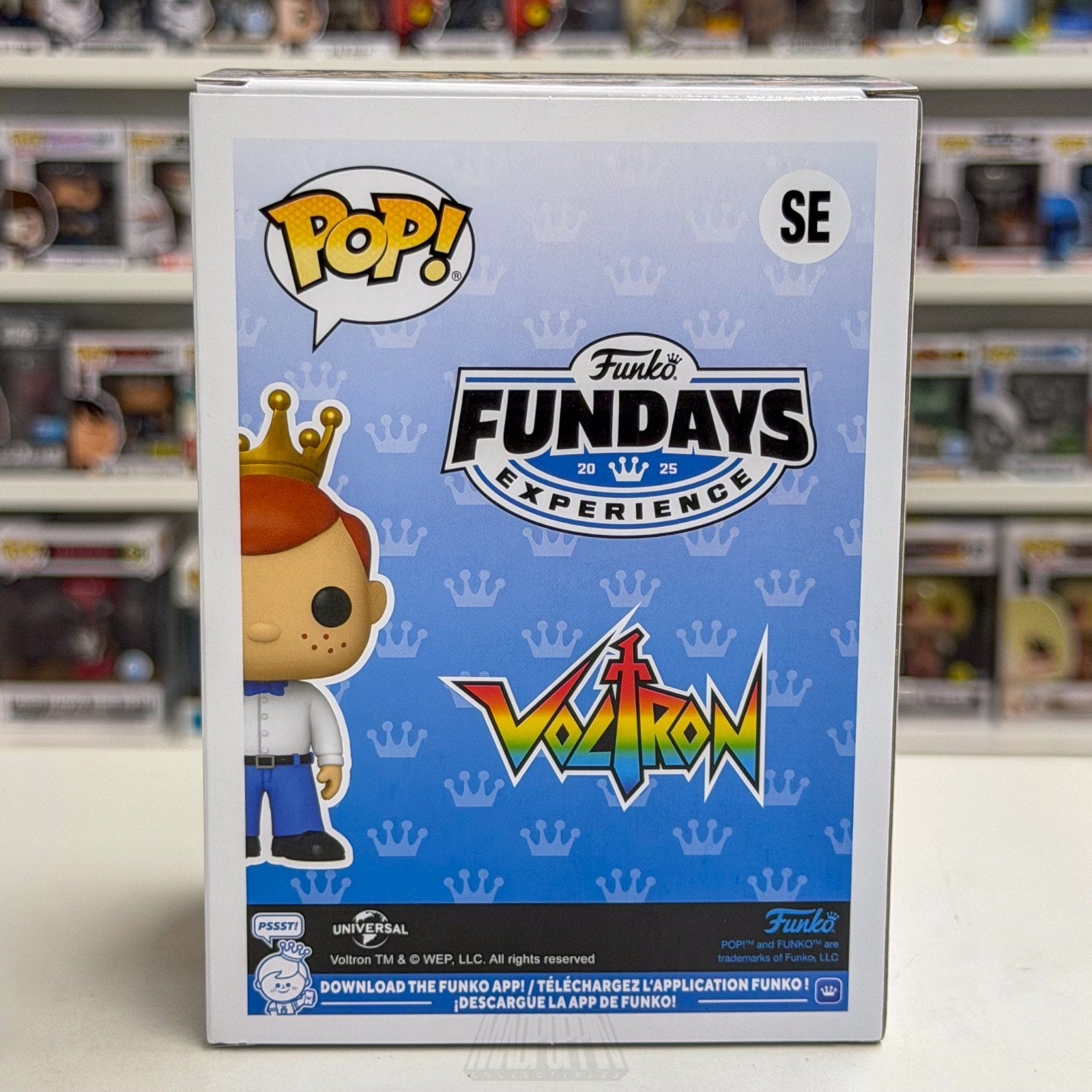 Funko Pop Fundays Experience Freddy Voltron Diamond Glitter SE Toy Vinyl Figure
