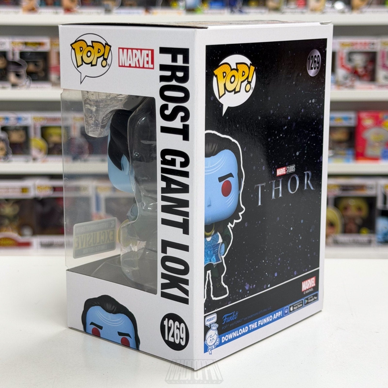 Funko Pop Marvel Frost Giant Loki Glow Entertainment Earth 1269 Toy Vinyl Figure