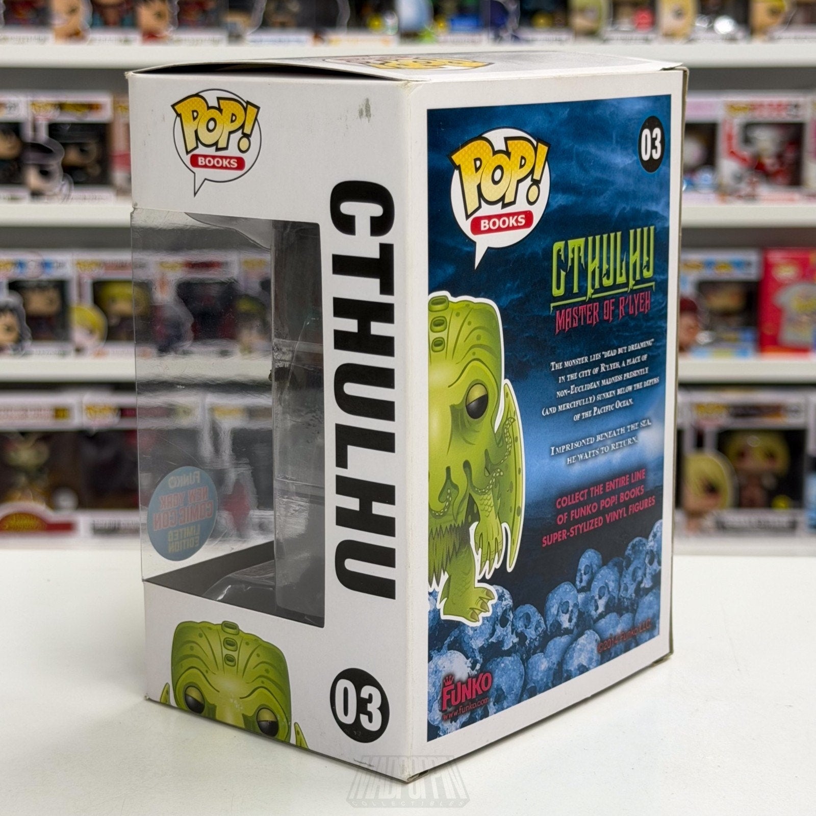 Funko Pop Books Cthulhu Patina NYCC New York Comic Con 03 Myths Toy Vinyl Figure