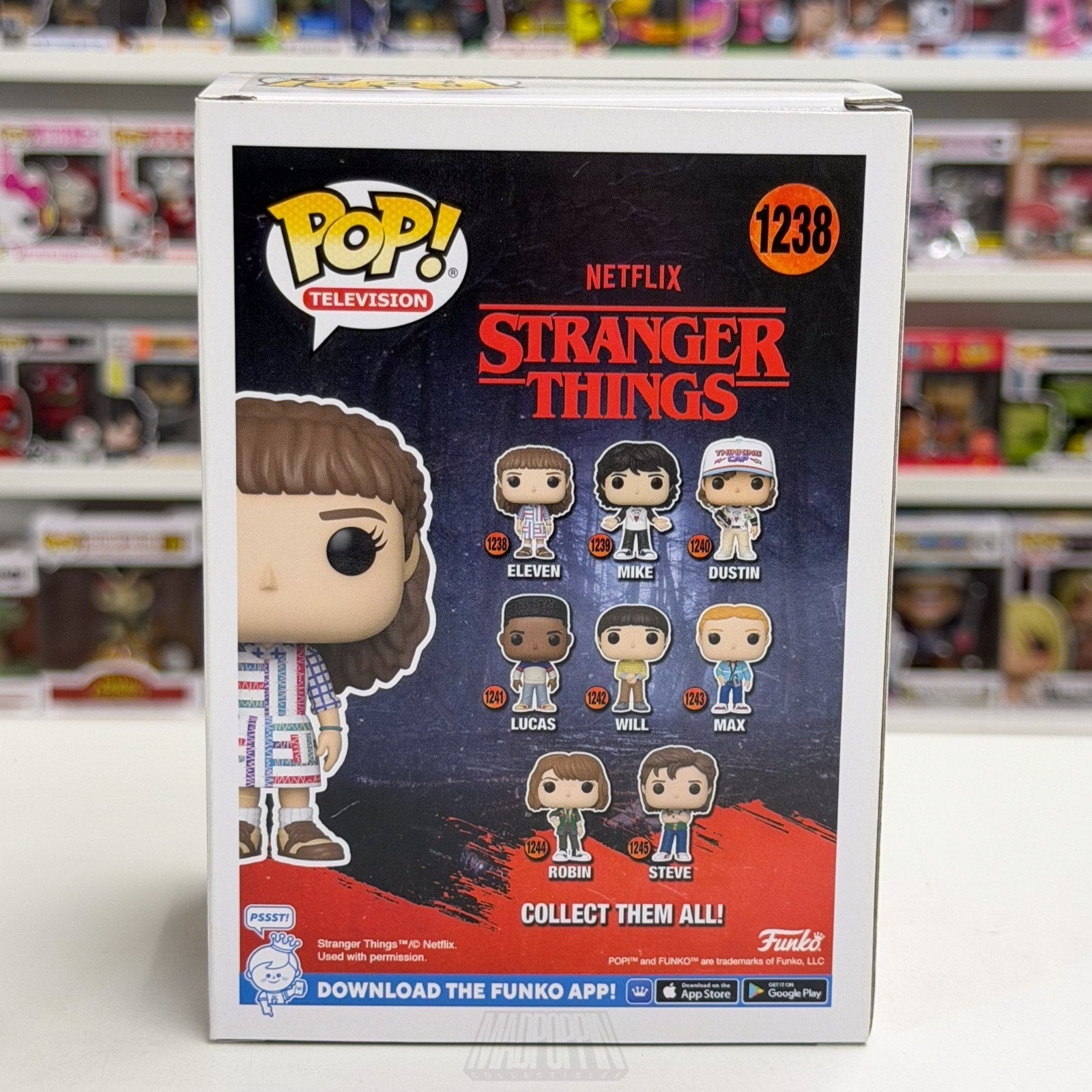 Funko Pop TV Stranger Things Eleven Roller Rink 1238 Season 4 Toy Vinyl Figure