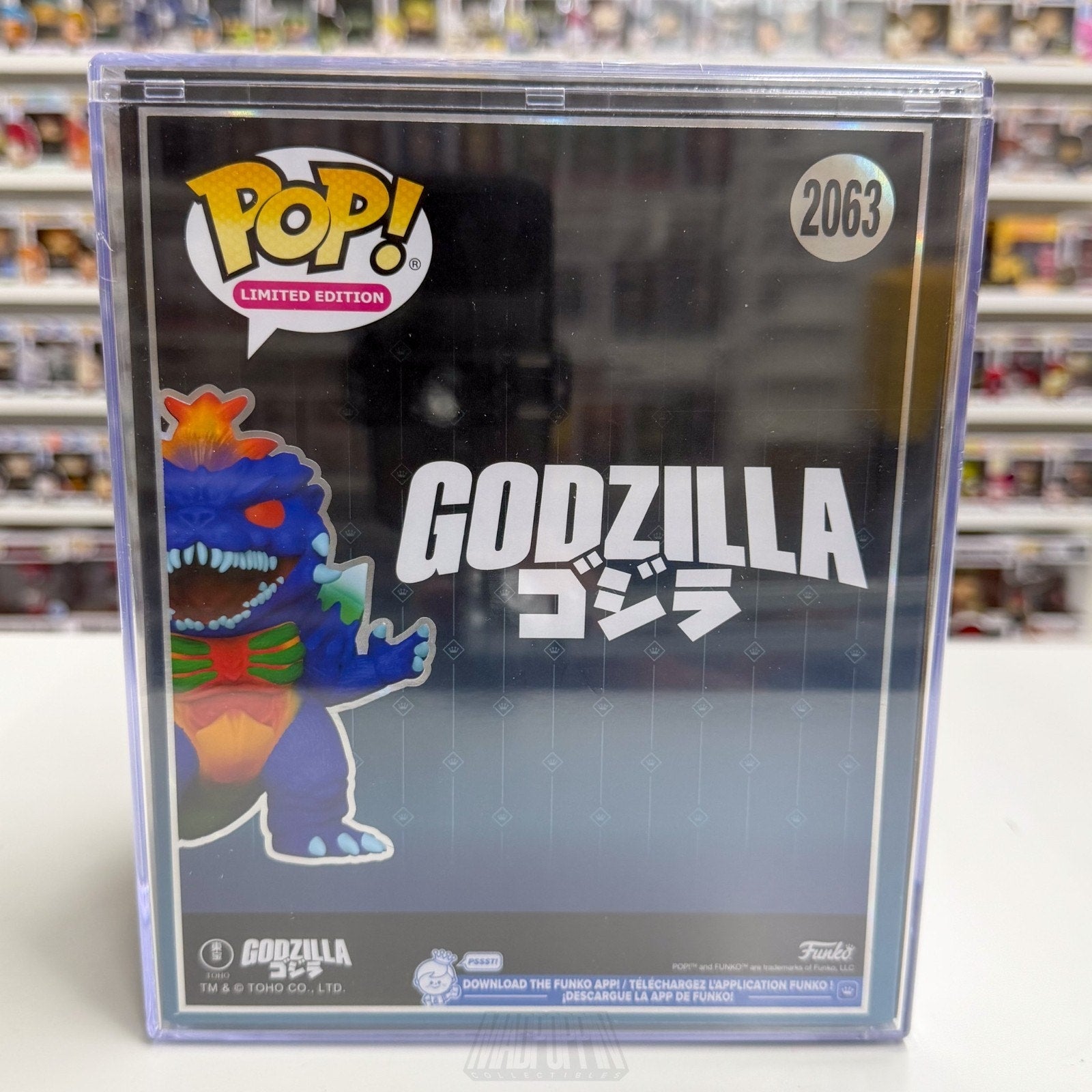 Funko Pop Godzilla SpaceGodzilla 2063 LE 1000 SDCC 2026 LEGENDARY 6" CON STICKER