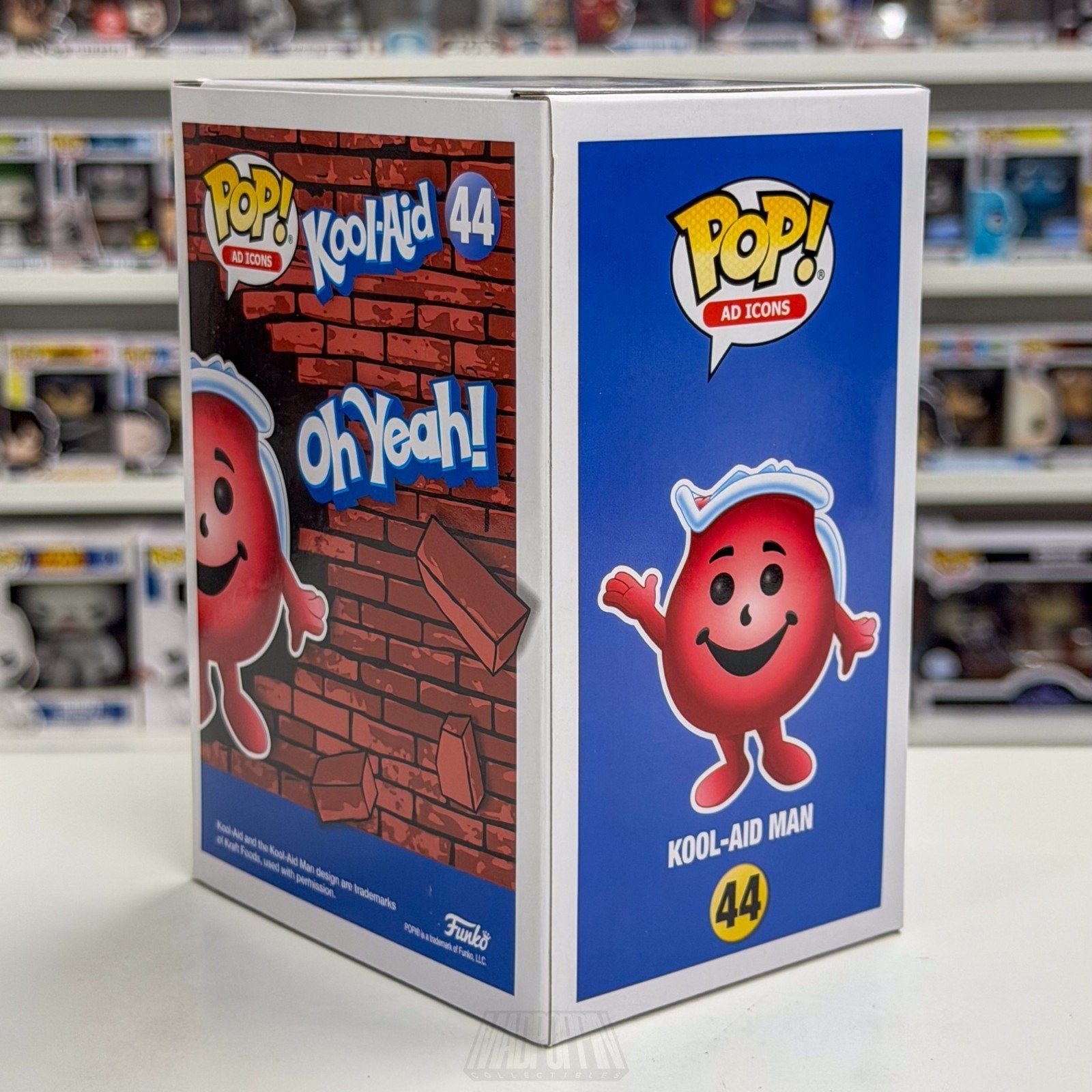 Funko Pop Ad Icons Kool-Aid Man 44 Drink Mix Mascot Oh Yeah Toy Vinyl Figure