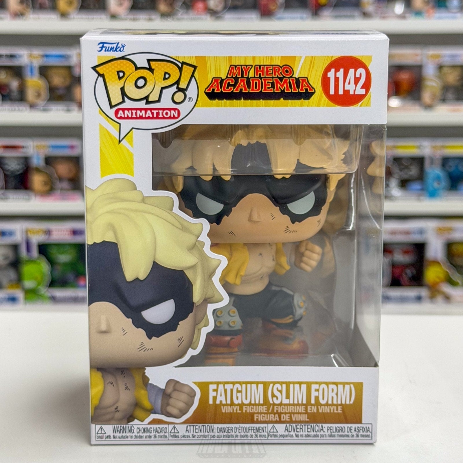 Funko Pop Anime My Hero Academia Fatgum Slim Form 1142 Japan Manga Vinyl Figure