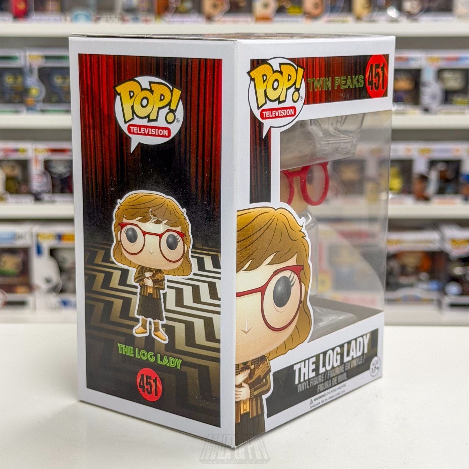 Funko Pop TV Twin Peaks Log Lady Margaret Lanterman 451 Vaulted Rare Toy Figure