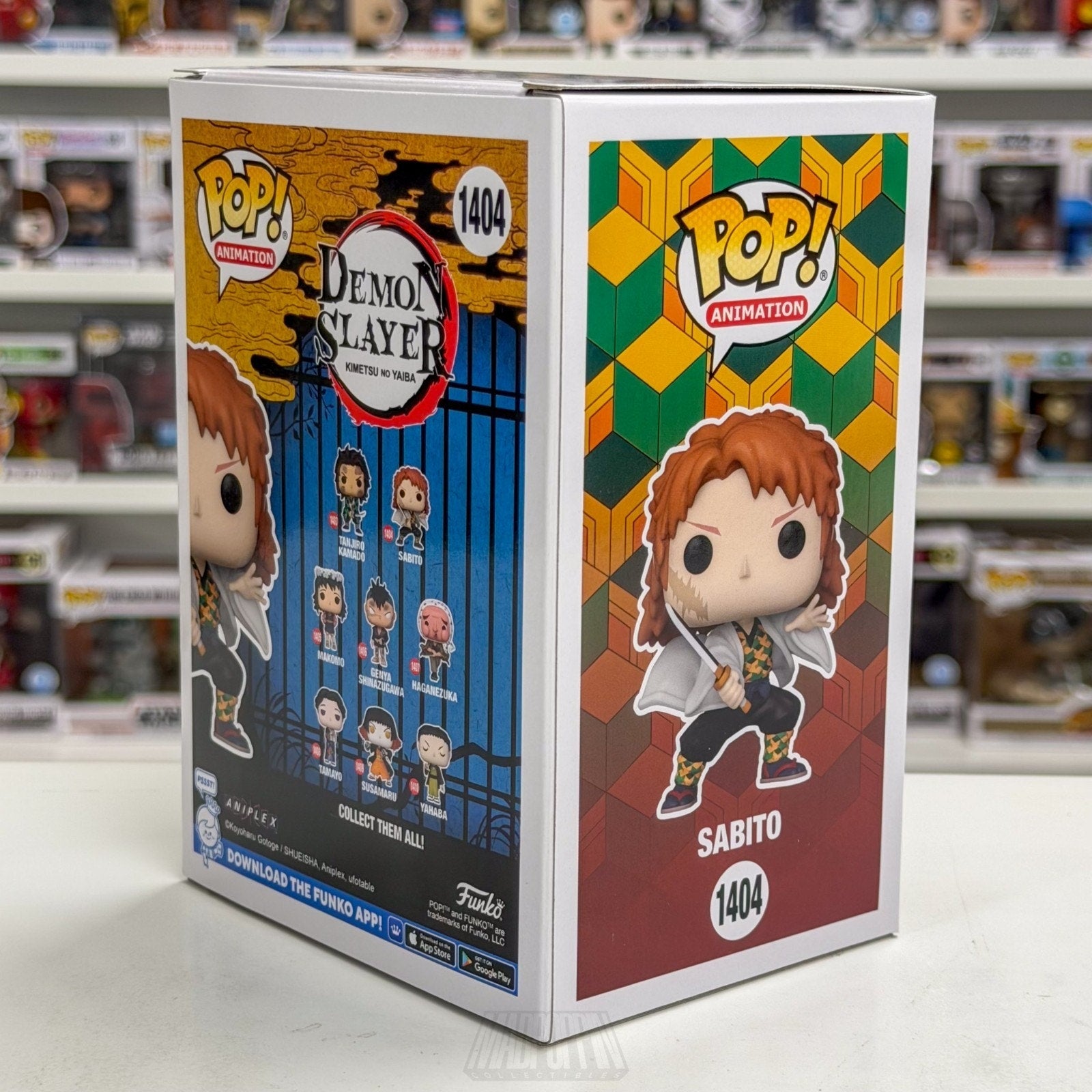 Funko Pop Anime Demon Slayer Kimetsu no Yaiba Sabito 1404 Japanese Manga Figure