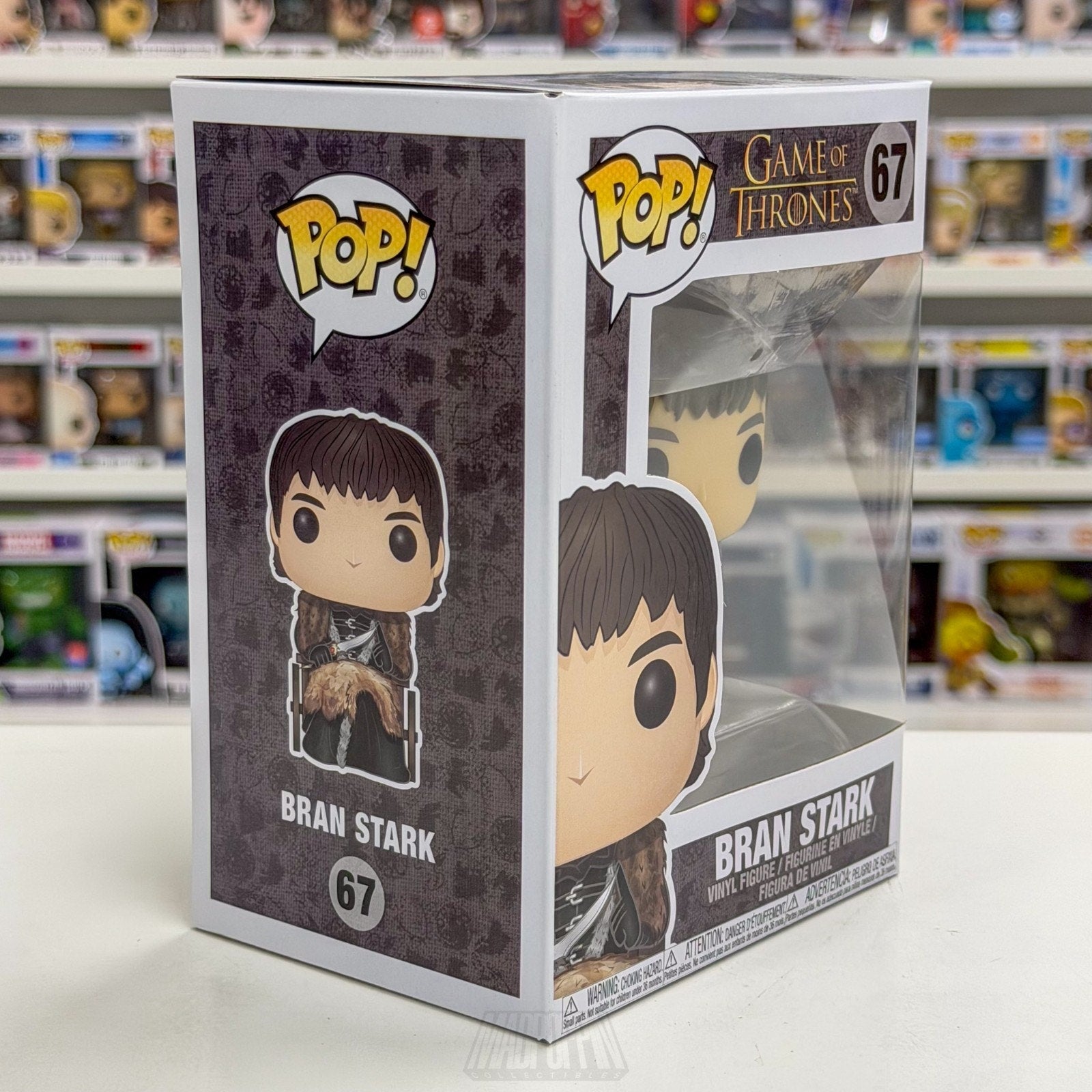 Funko Pop TV HBO Game of Thrones Bran Stark Three-Eyed Raven 67 Toy Vinyl Figure