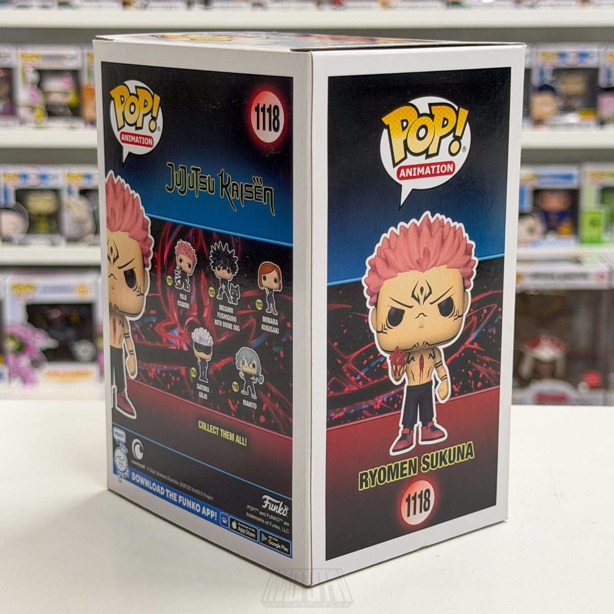 Funko Pop Anime Jujusu Kaisen Ryomen Sukuna Galactic Toys 1118 Vinyl Figure