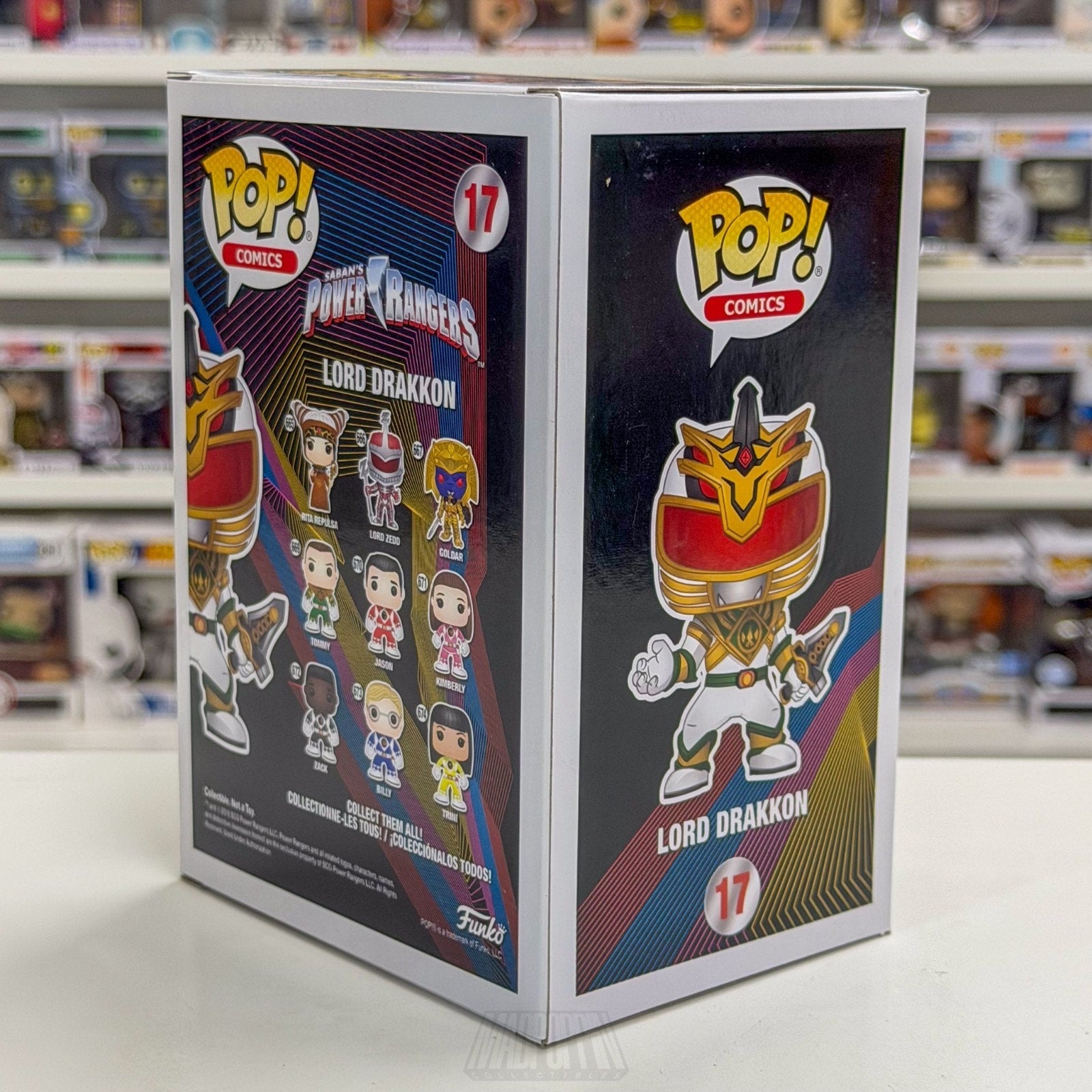 Funko Pop Comics Power Rangers Lord Drakkon PX 17 MMPR Villain Toy Vinyl Figure