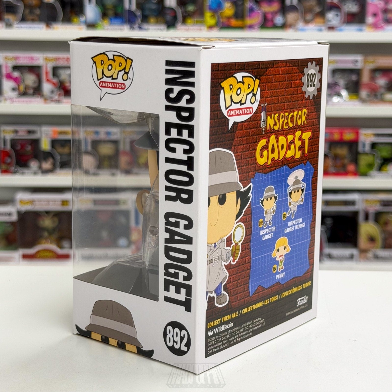 Funko Pop Animation Inspector Gadget w/Magnifying Glass 892 Cyborg Vinyl Figure