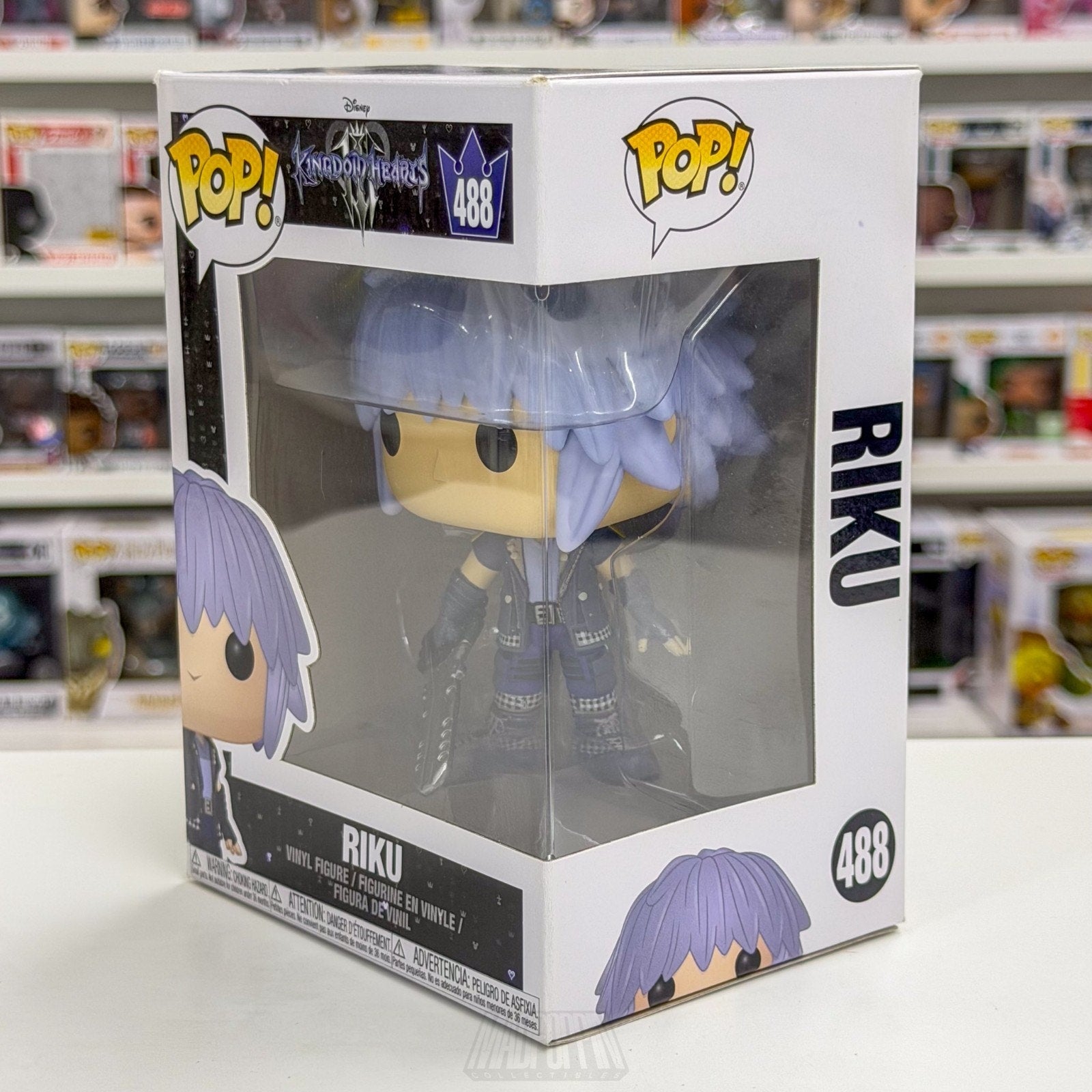 Funko Pop Disney Games Kingdom Hearts 3 III Riku w/Keyblade 488 Toy Vinyl Figure