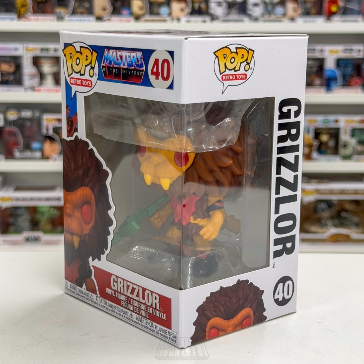 Funko Pop Retro Toys Master of the Universe Grizzlor 40 Cartoon 80s Vinyl Figure