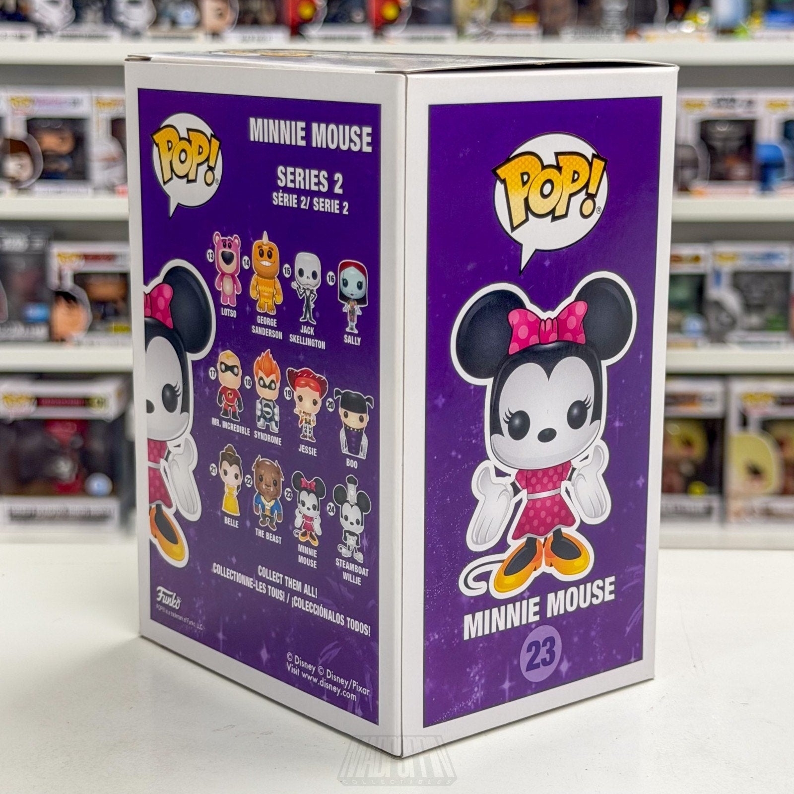 Funko Pop Disney Minnie Mouse w/Pink Bow 23 Mickeys Sweetheart Toy Vinyl Figure