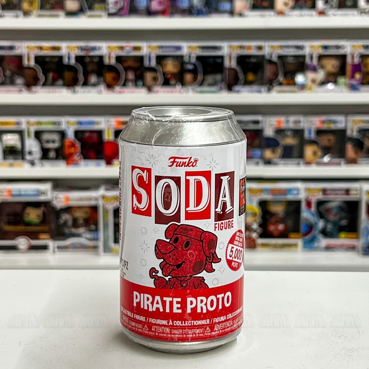 Funko Soda Pirate Proto Red Glitter Fundays Funtastic Voyage 5000pcs Limited Fig