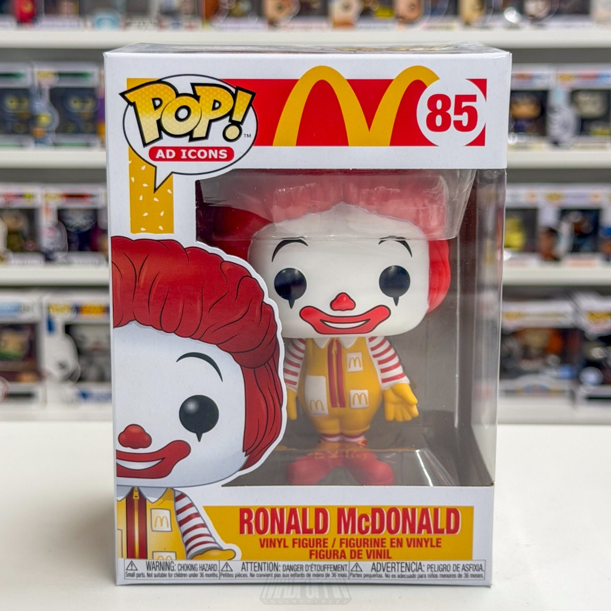 Funko Pop Ad Icons Ronald McDonald 85 Burgers Fast Food Restaurant Vinyl Figure