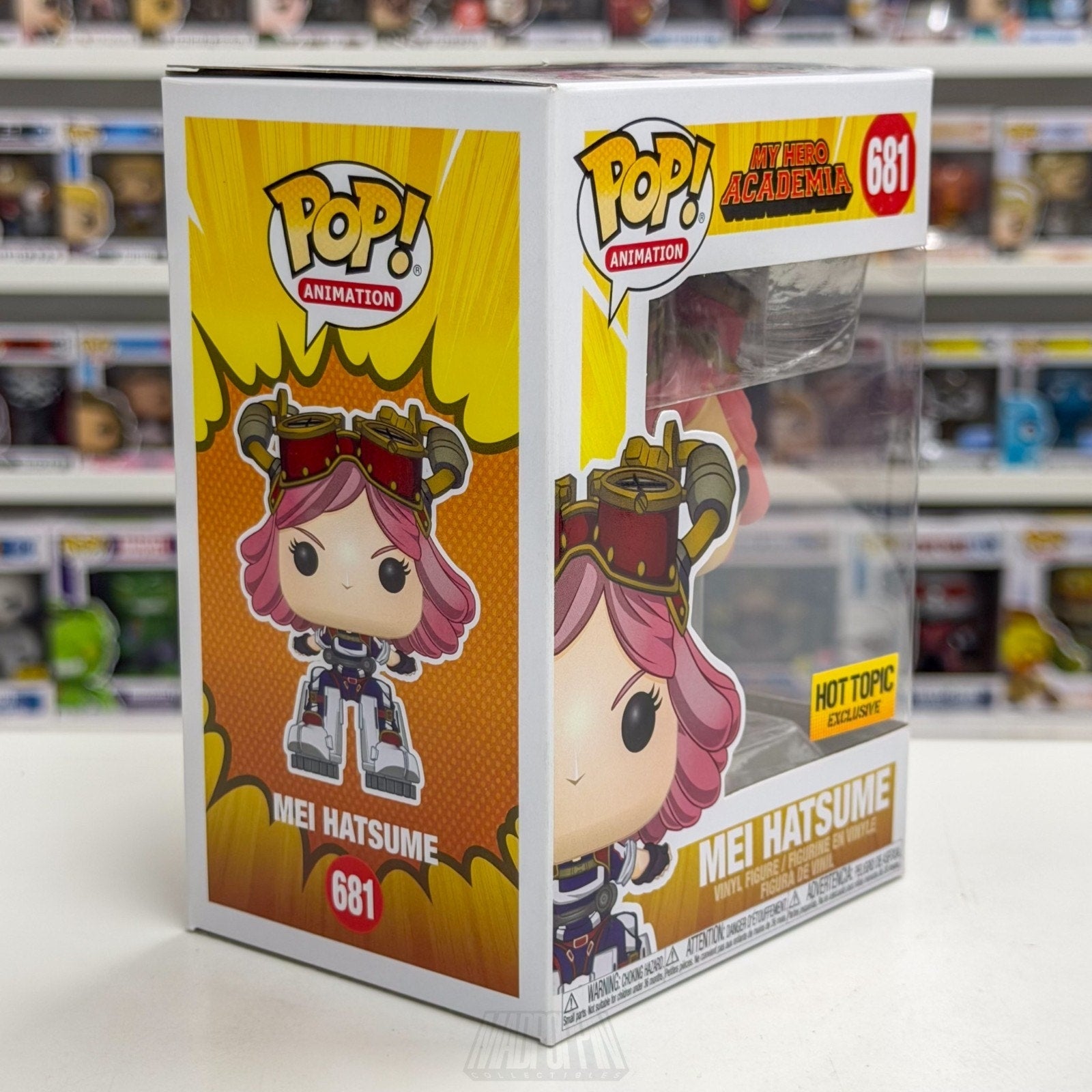 Funko Pop Anime My Hero Academia Mei Hatsume Hot Topic 681 Manga Vinyl Figure