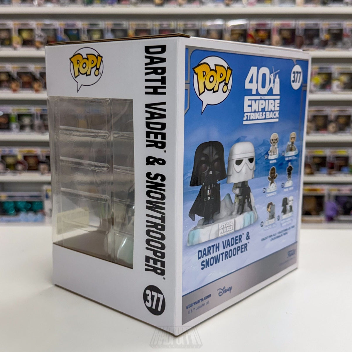 Funko Pop Star Wars Battle Echo Base Vader Snowtrooper Amazon 377 Sith Figure