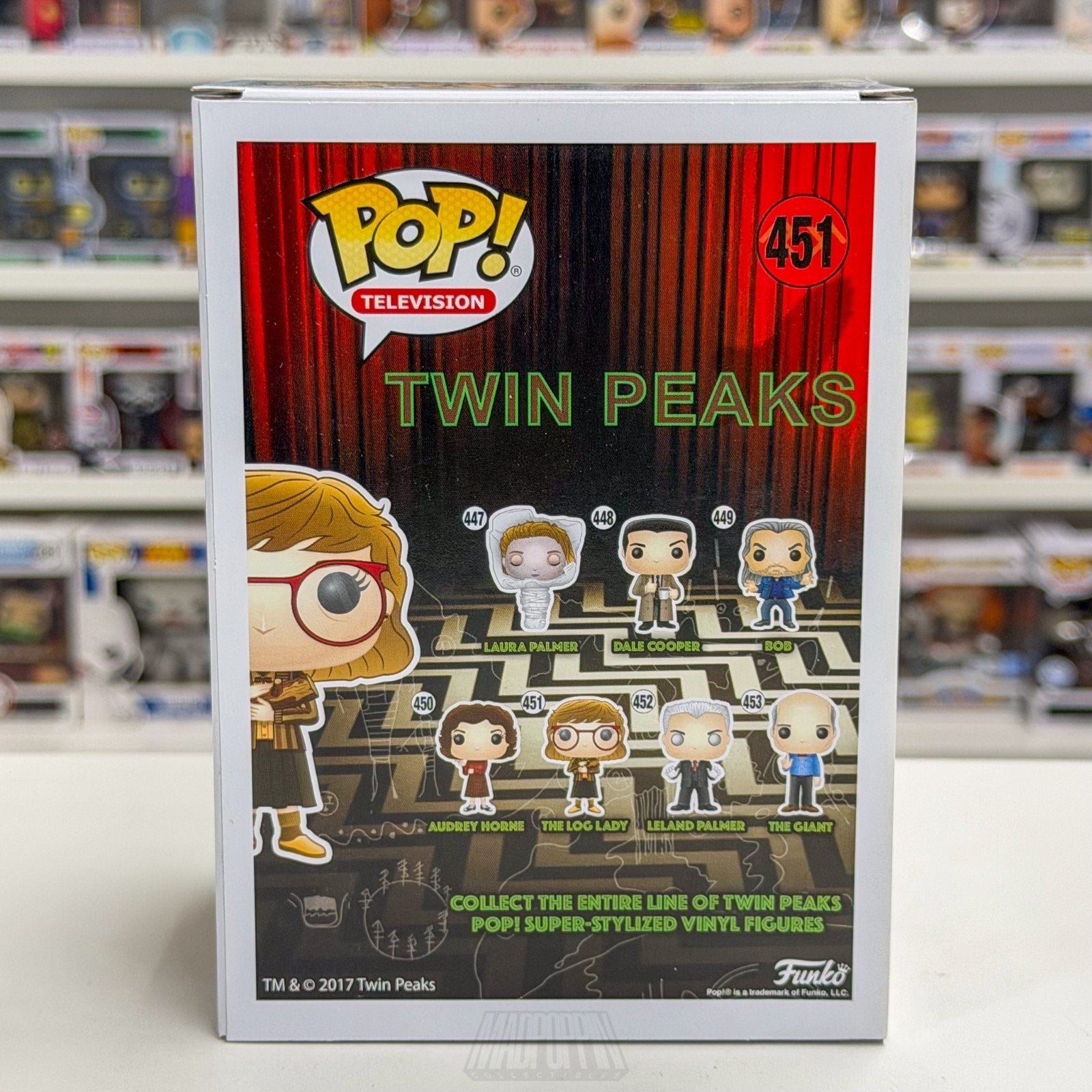 Funko Pop TV Twin Peaks Log Lady Margaret Lanterman 451 Vaulted Rare Toy Figure