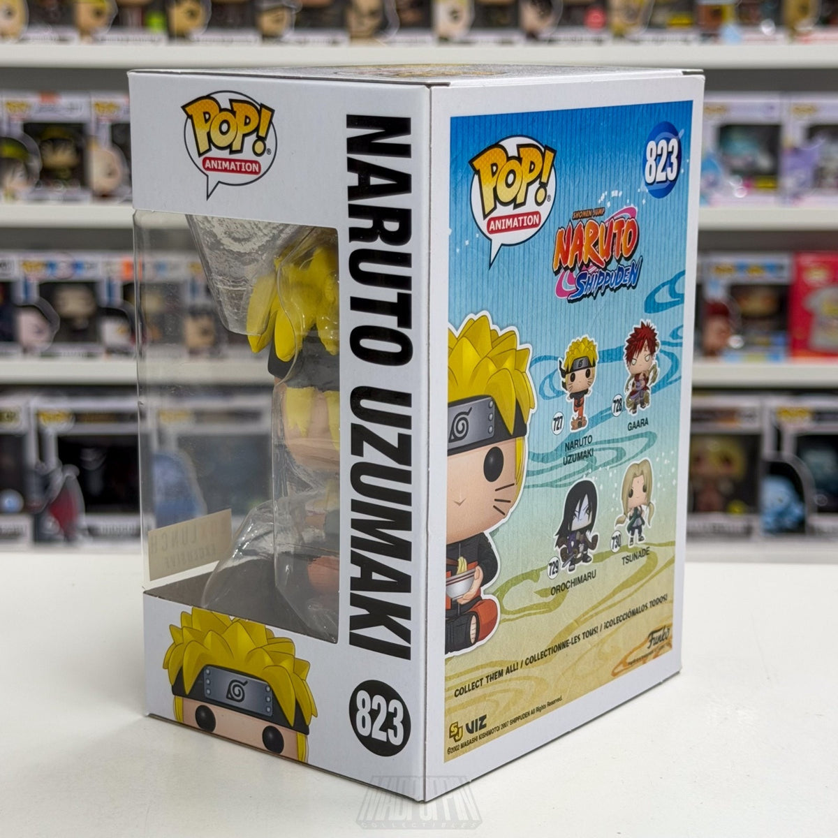 Funko Pop Anime Naruto Uzumaki Eating Noodles BoxLunch 823 Manga Vinyl Figure