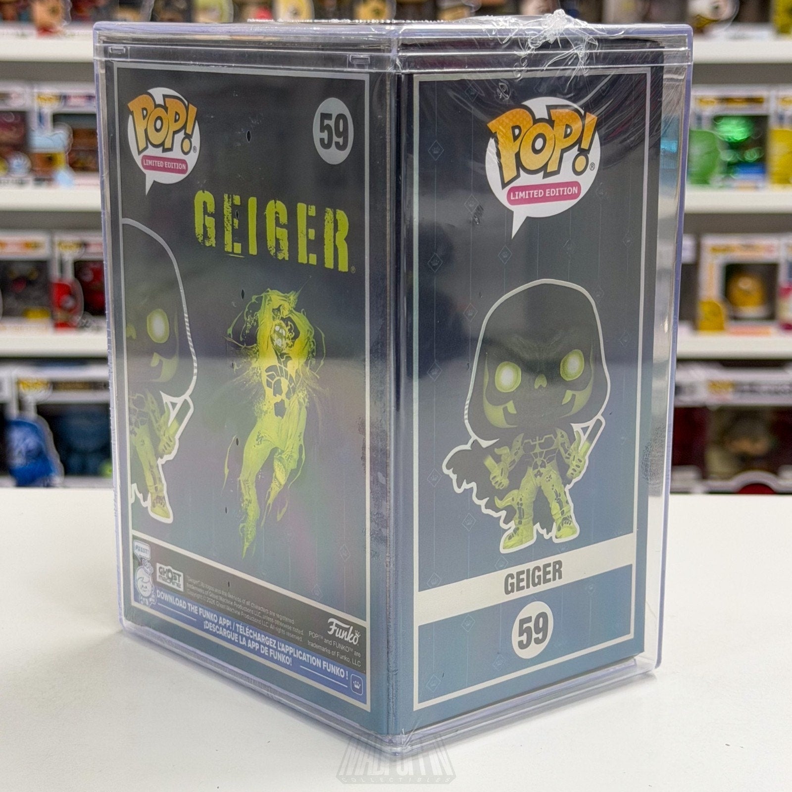 Funko Pop Comics Tariq Geiger Glow 59 LE 1000 PCS SDCC 2026 Toy CON STICKER