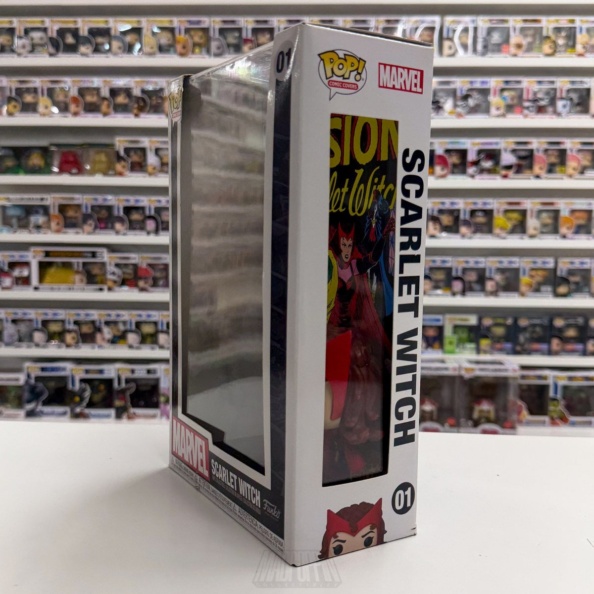 Funko Pop Marvel Comic Covers Scarlet Witch Target 01 Wanda Vision Vinyl Figure