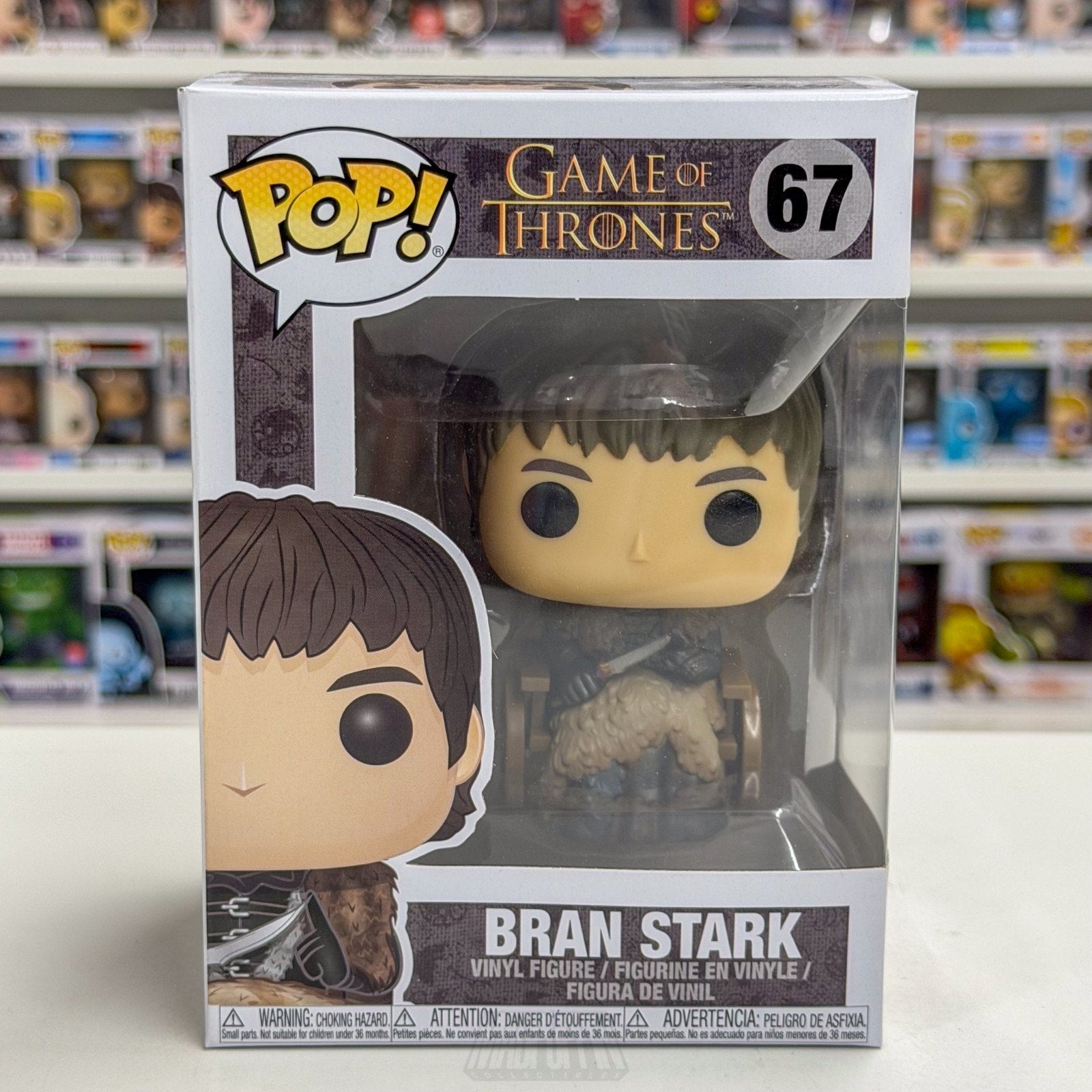 Funko Pop TV HBO Game of Thrones Bran Stark Three-Eyed Raven 67 Toy Vinyl Figure