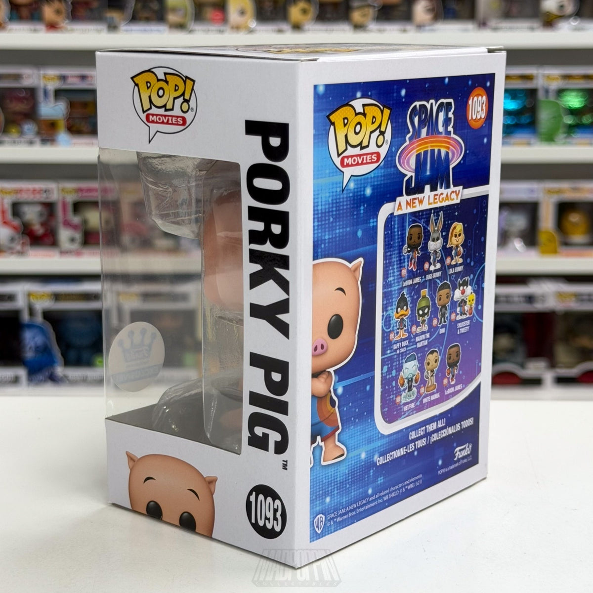 Funko Pop Movies Space Jam A New Legacy Porky Pig Tune Squad 1093 Vinyl Figure